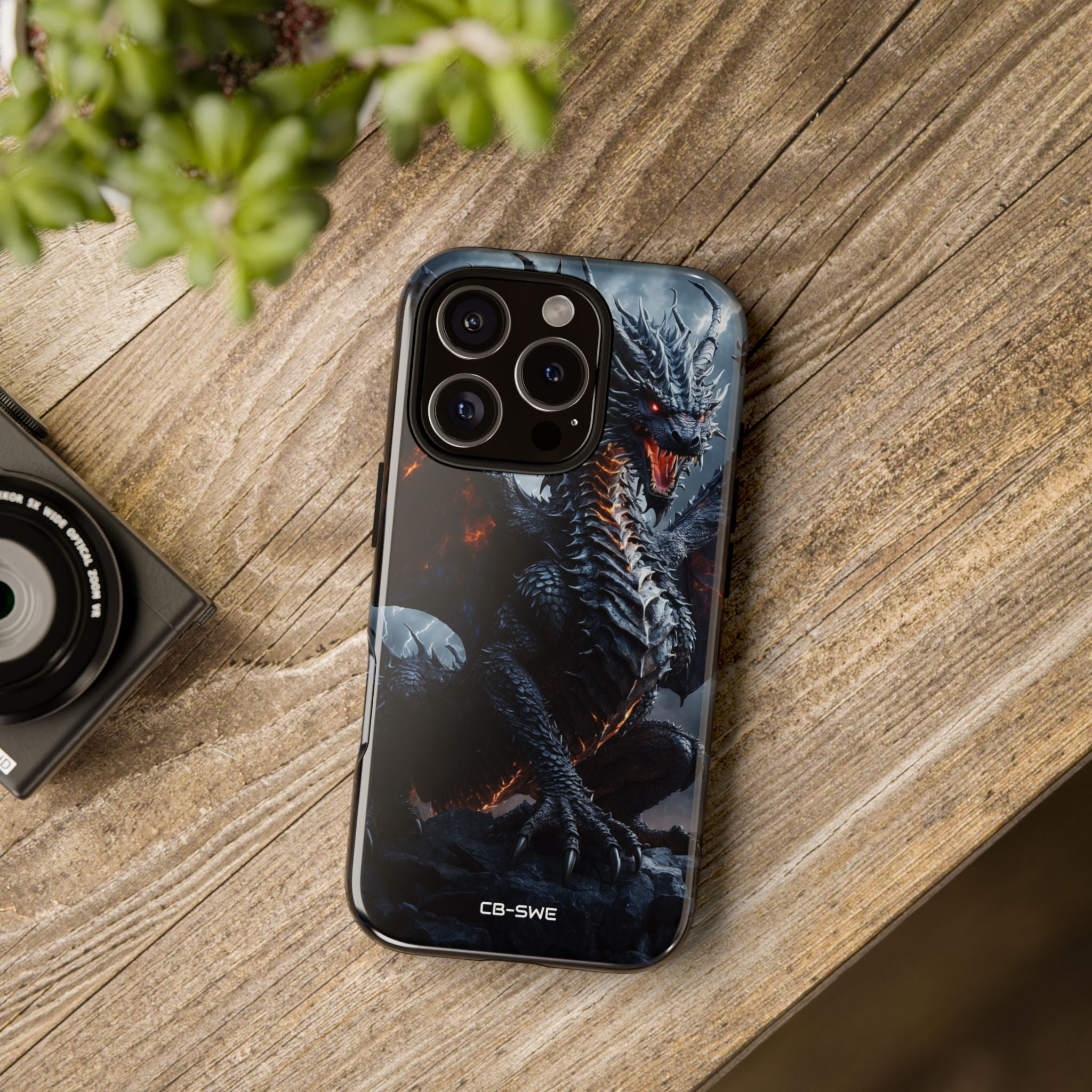 Fiery Wings Unleashed - iPhone Case