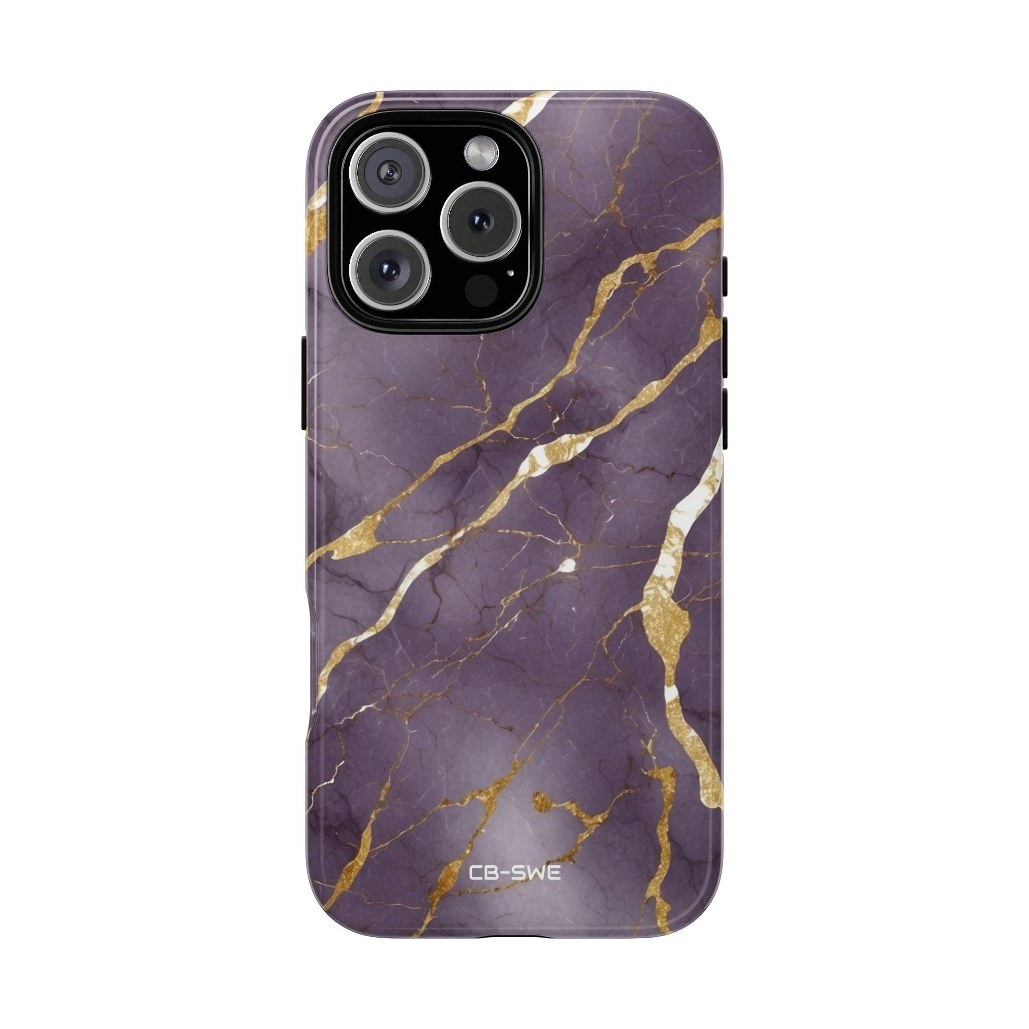 Golden Veins Flowing - iPhone Case