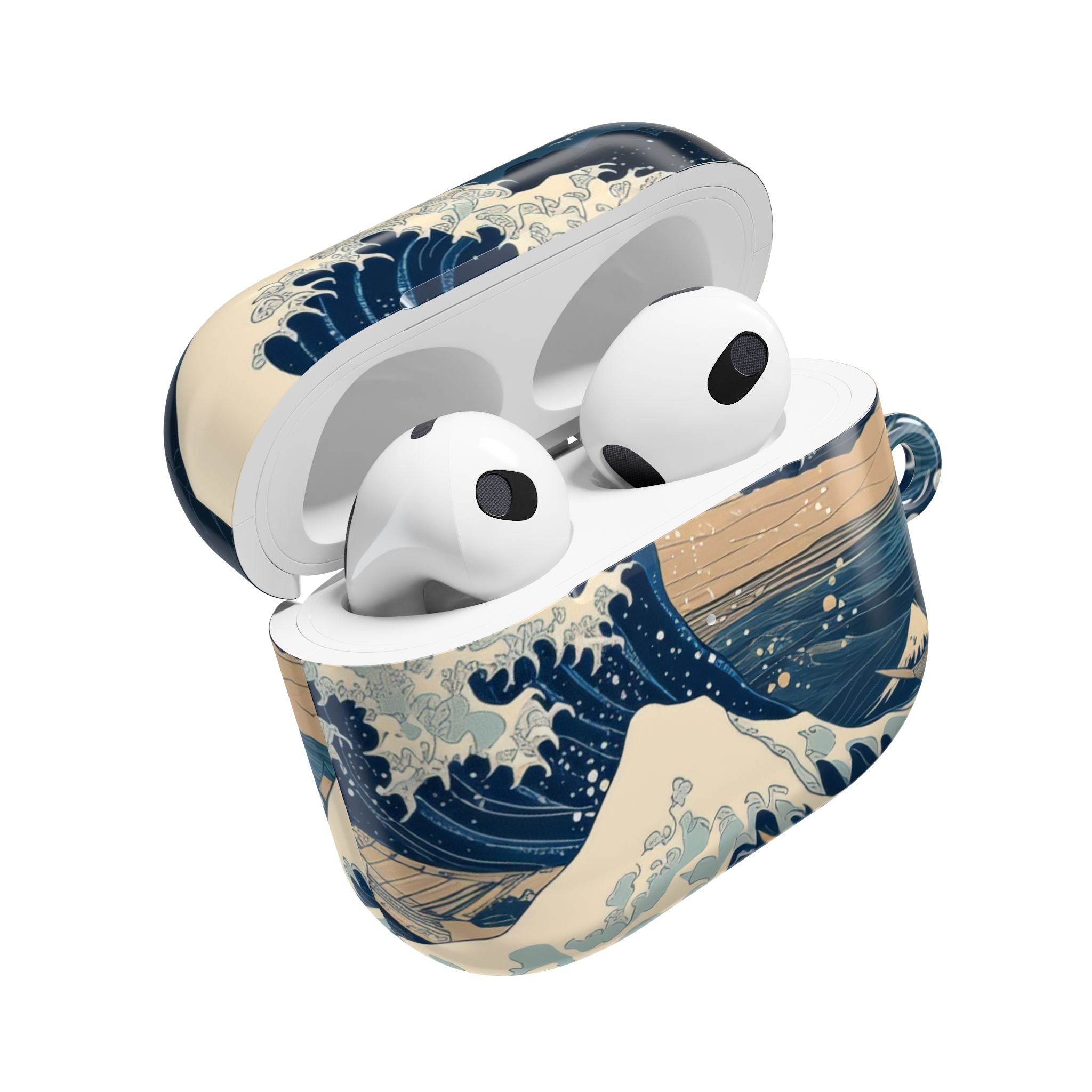 Cresting Navy Wave - AirPods Case