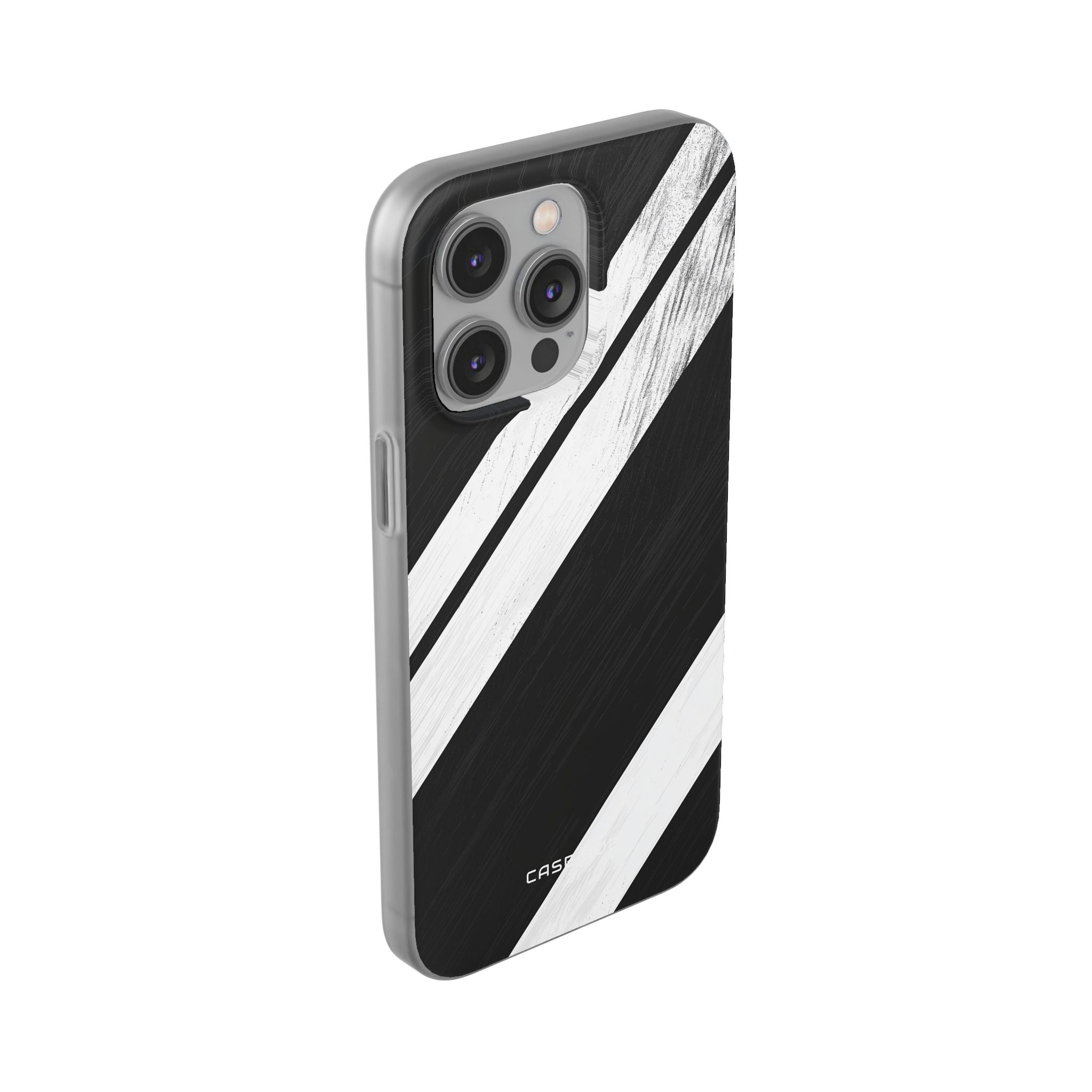 Distressed Stripe Motion iPhone 14 Pro Max Case - Soft