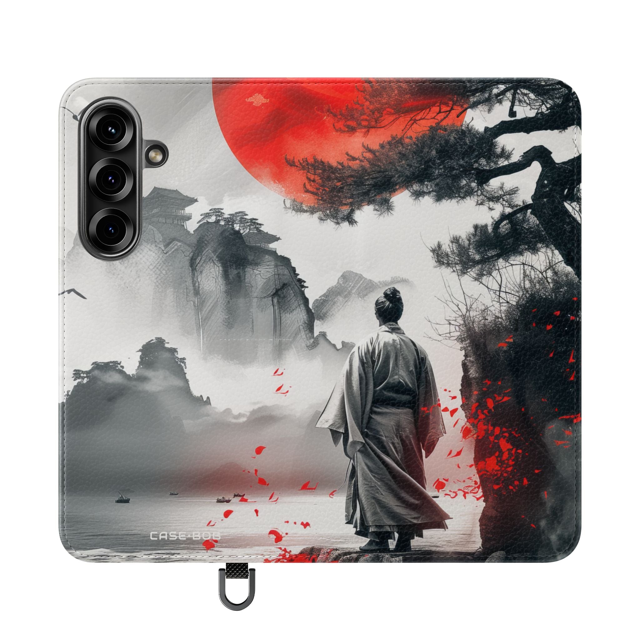Red Sun Serenity - Samsung S25 Case - Wallet