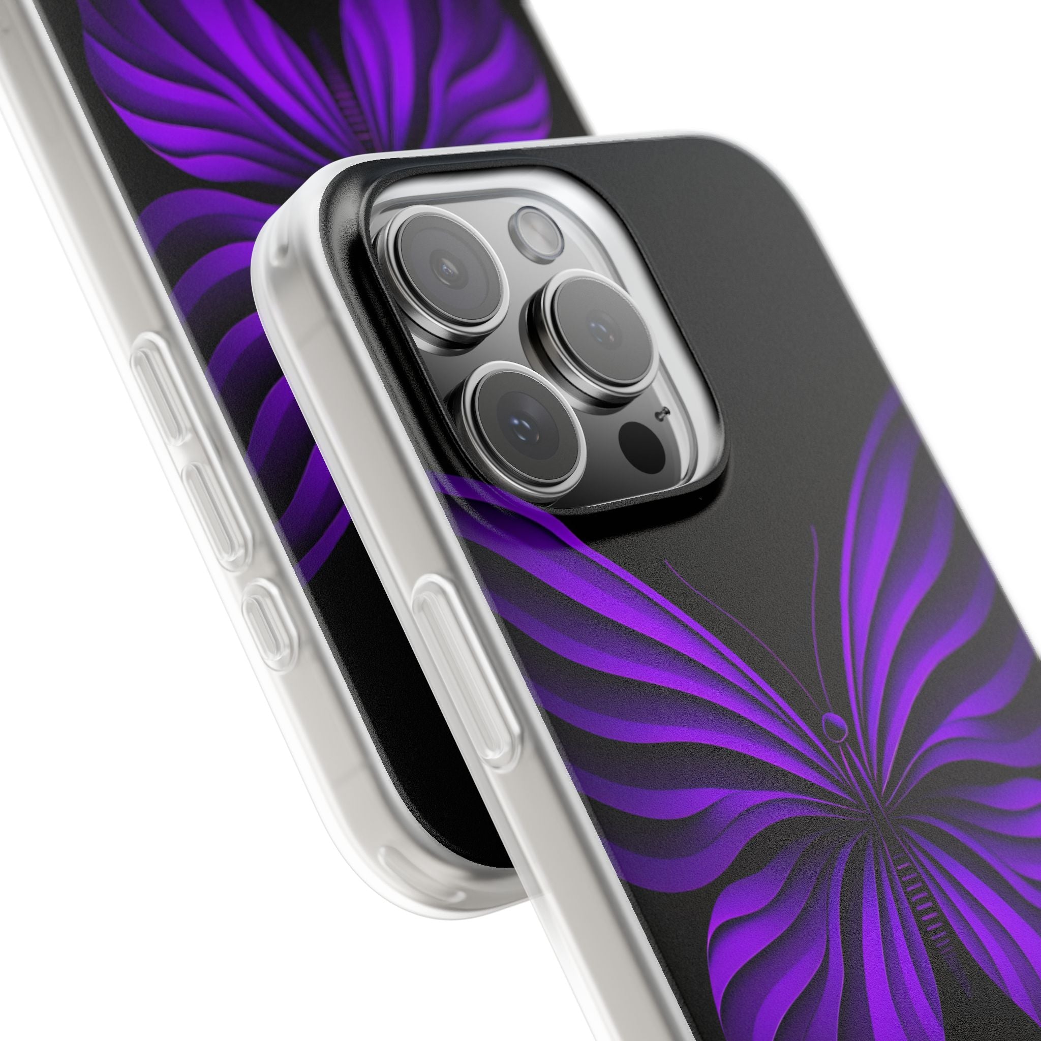 Violet Monarch iPhone 16 Pro Max Case - Soft