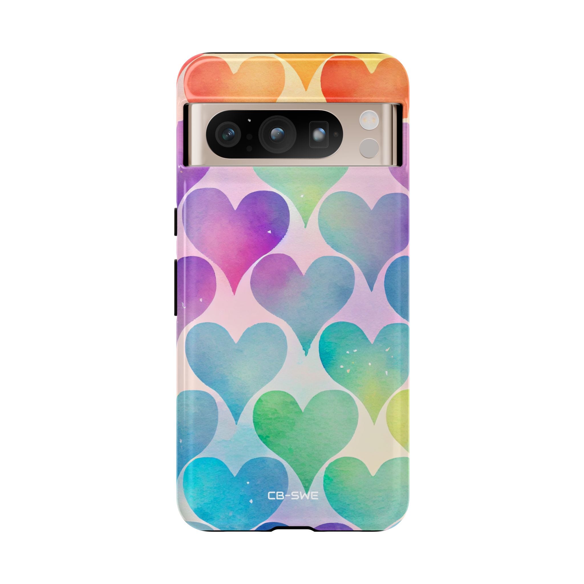Watercolor Heart Symphony - Google Pixel Case