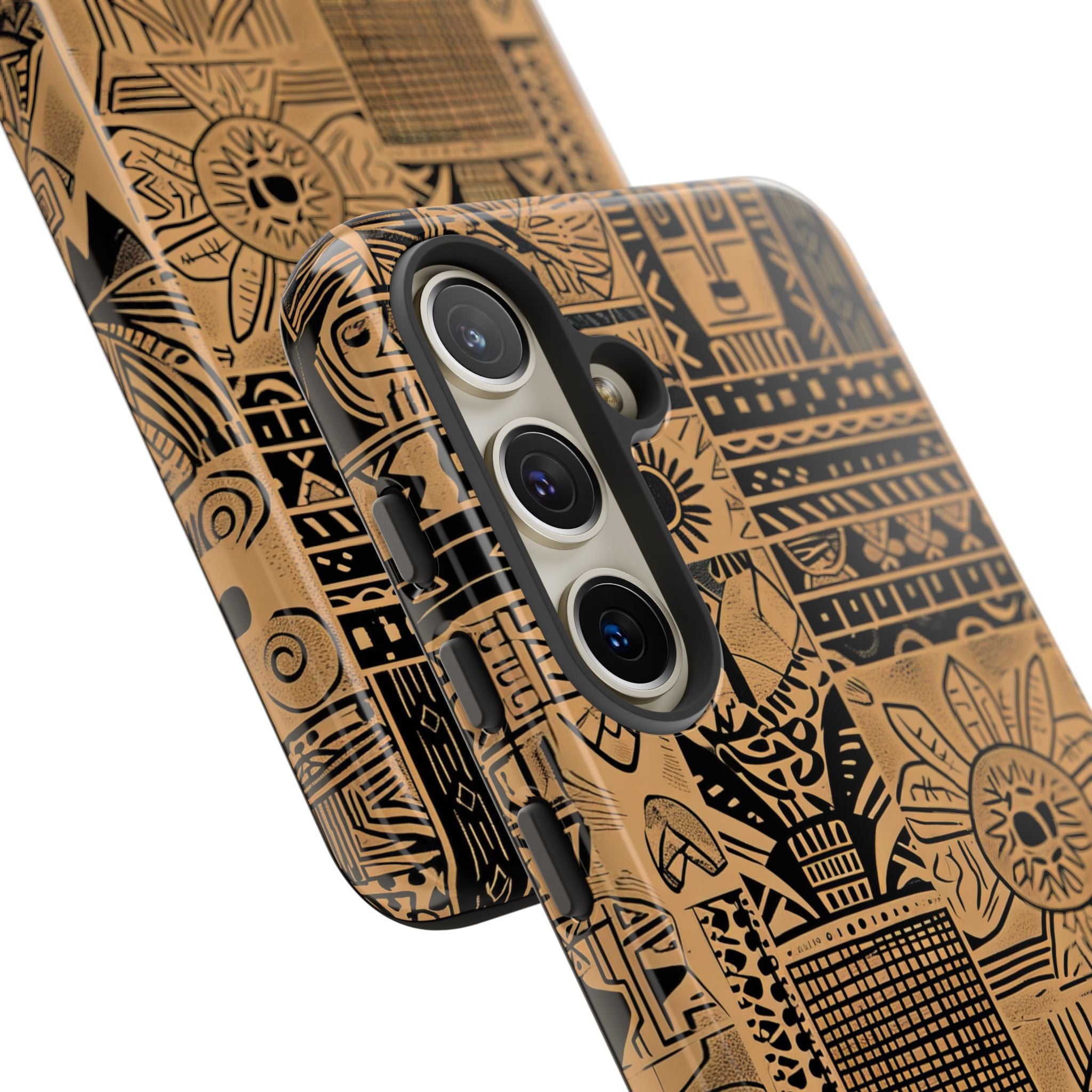 Tribal Faces Samsung S24 Case - Tough