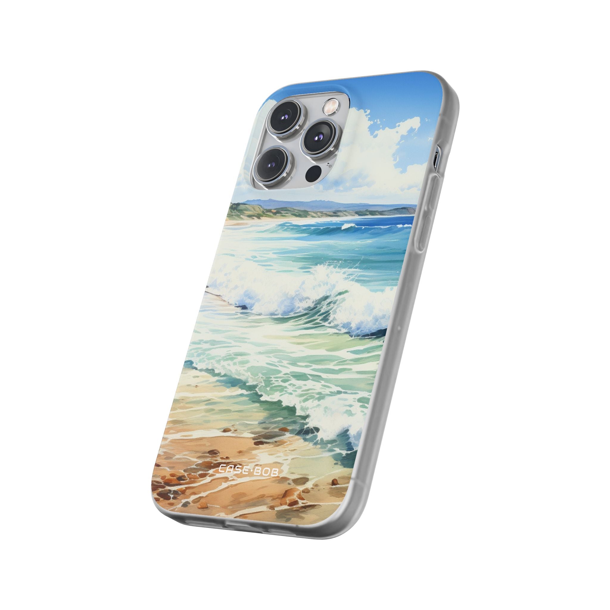 Foamy Wave Breeze iPhone 14 Pro Max Case - Soft