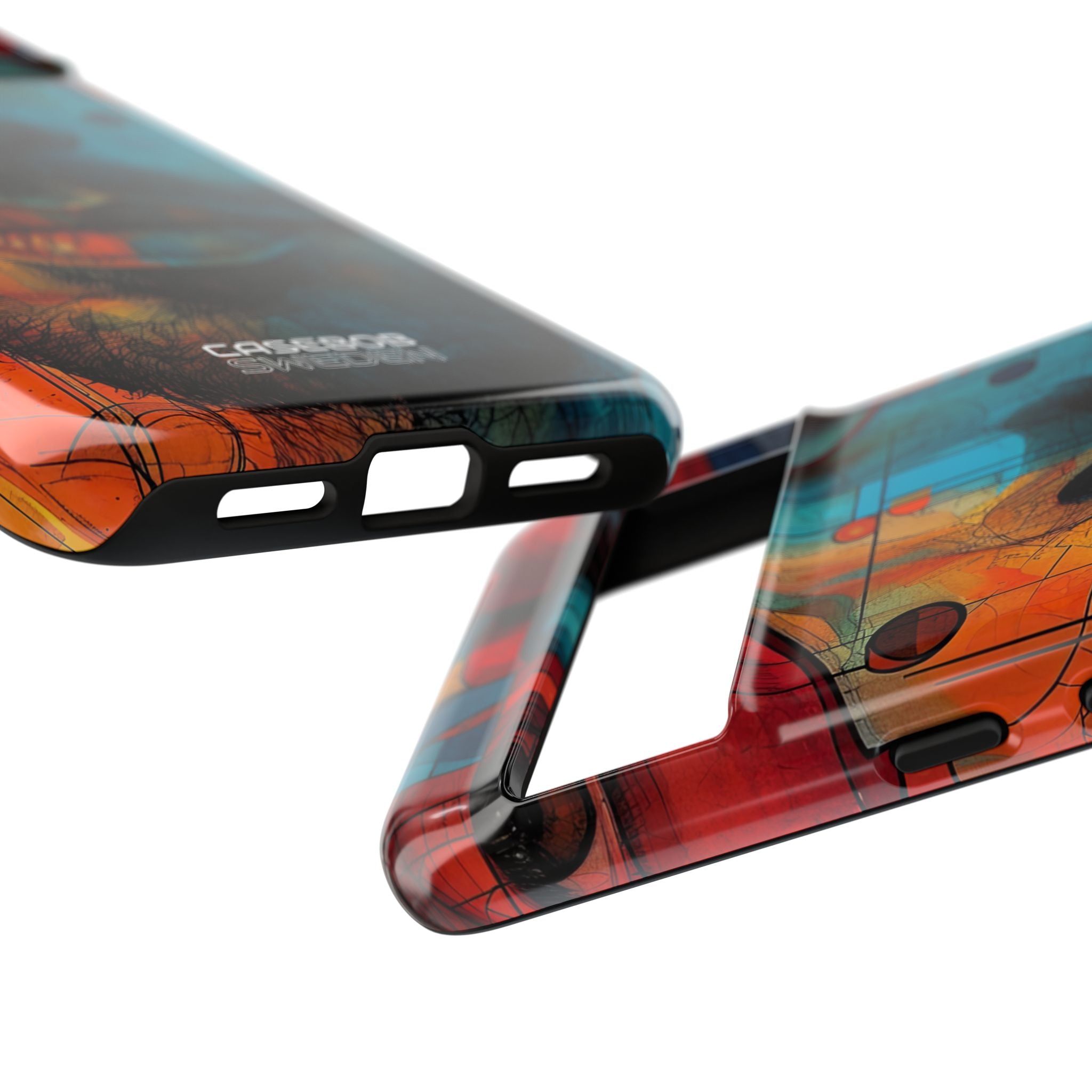 Cubist Glasses Face Google Pixel 8 - Tough