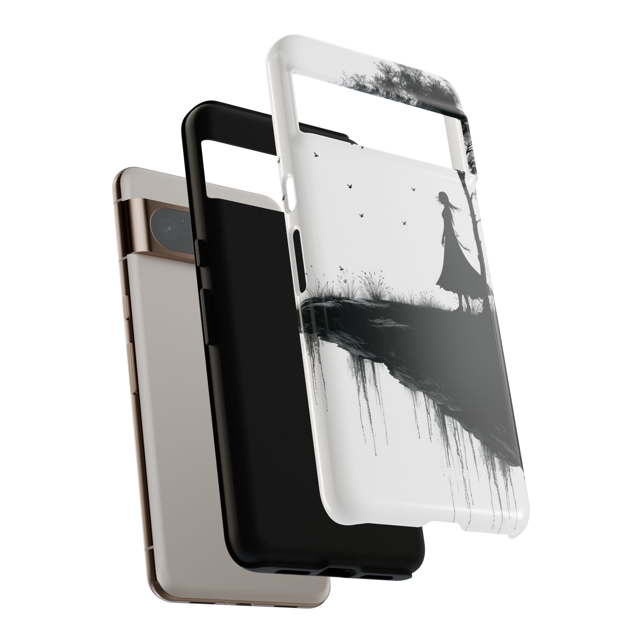 Cliffside Silhouette Google Pixel 8 Pro Case - Tough
