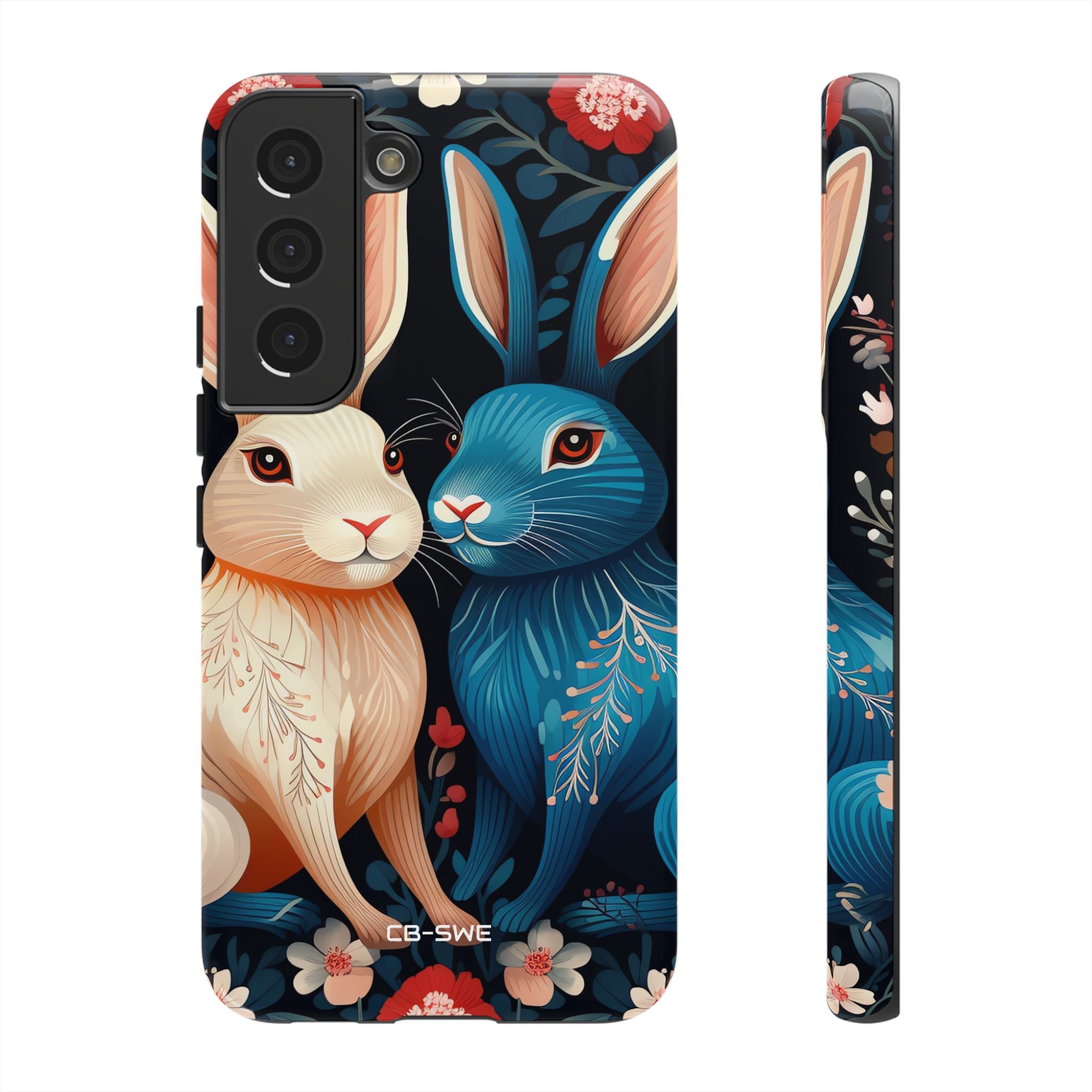 Rabbits Embrace Blossoms - Samsung Case