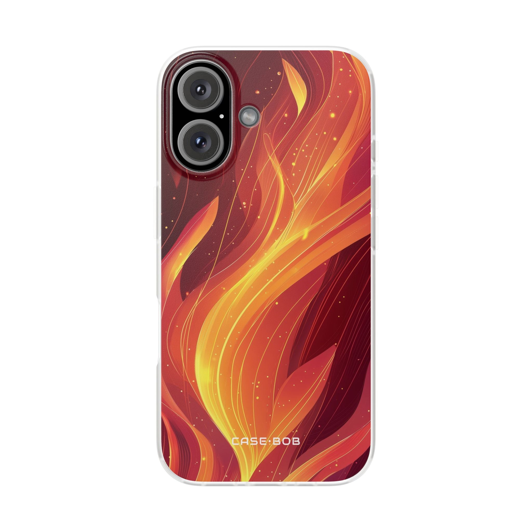 Flaming Flow iPhone 16 Case - Soft