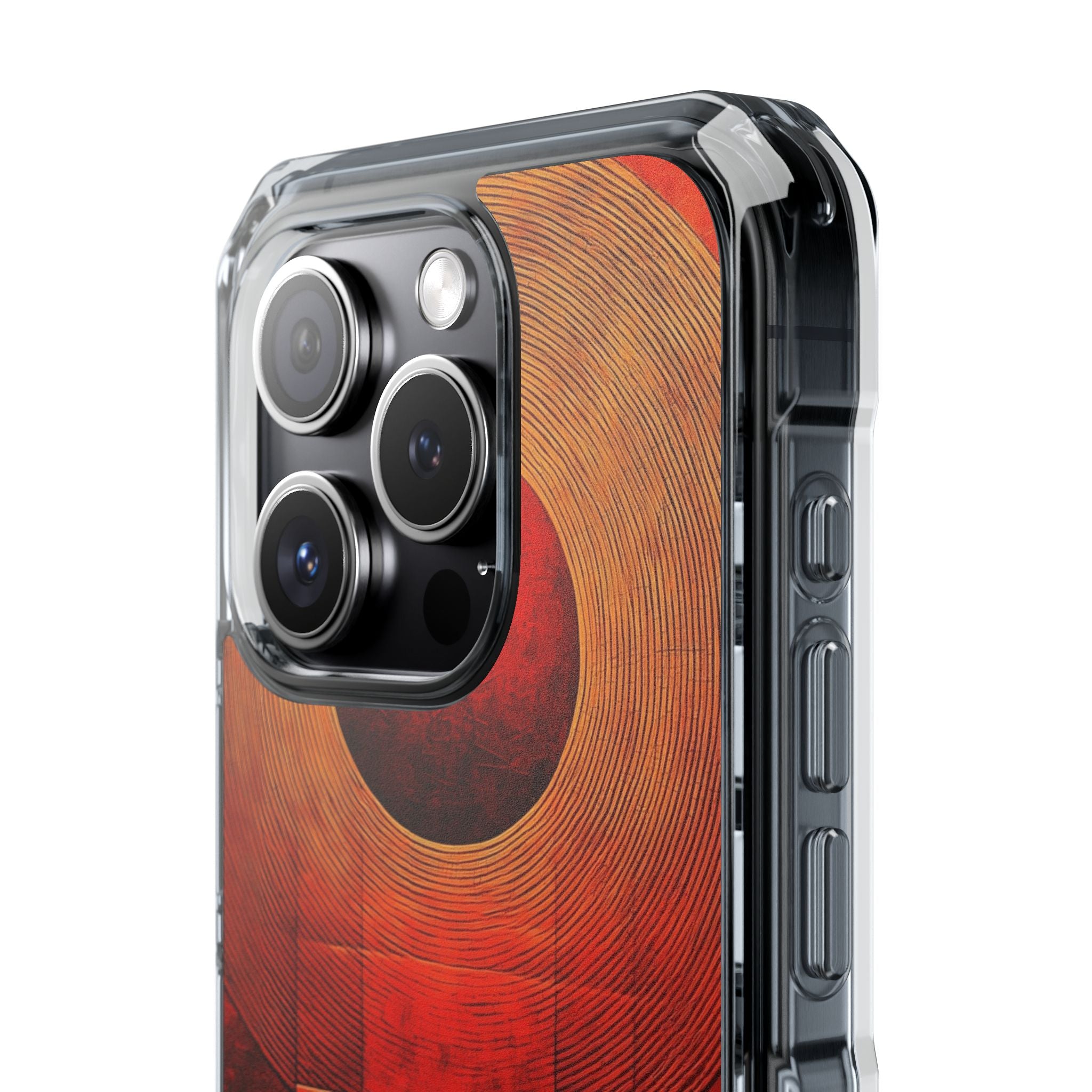 Crimson Orbit iPhone 15 Pro Case - Impact