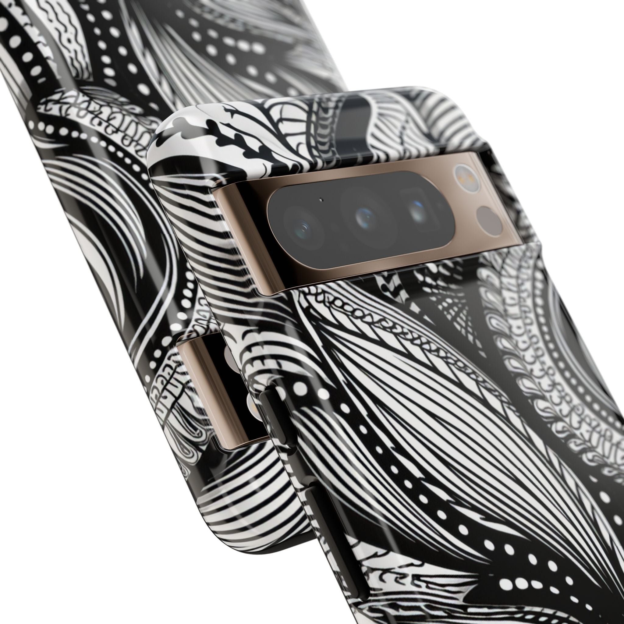 Flowing Ink Lines Google Pixel 8 - Tough