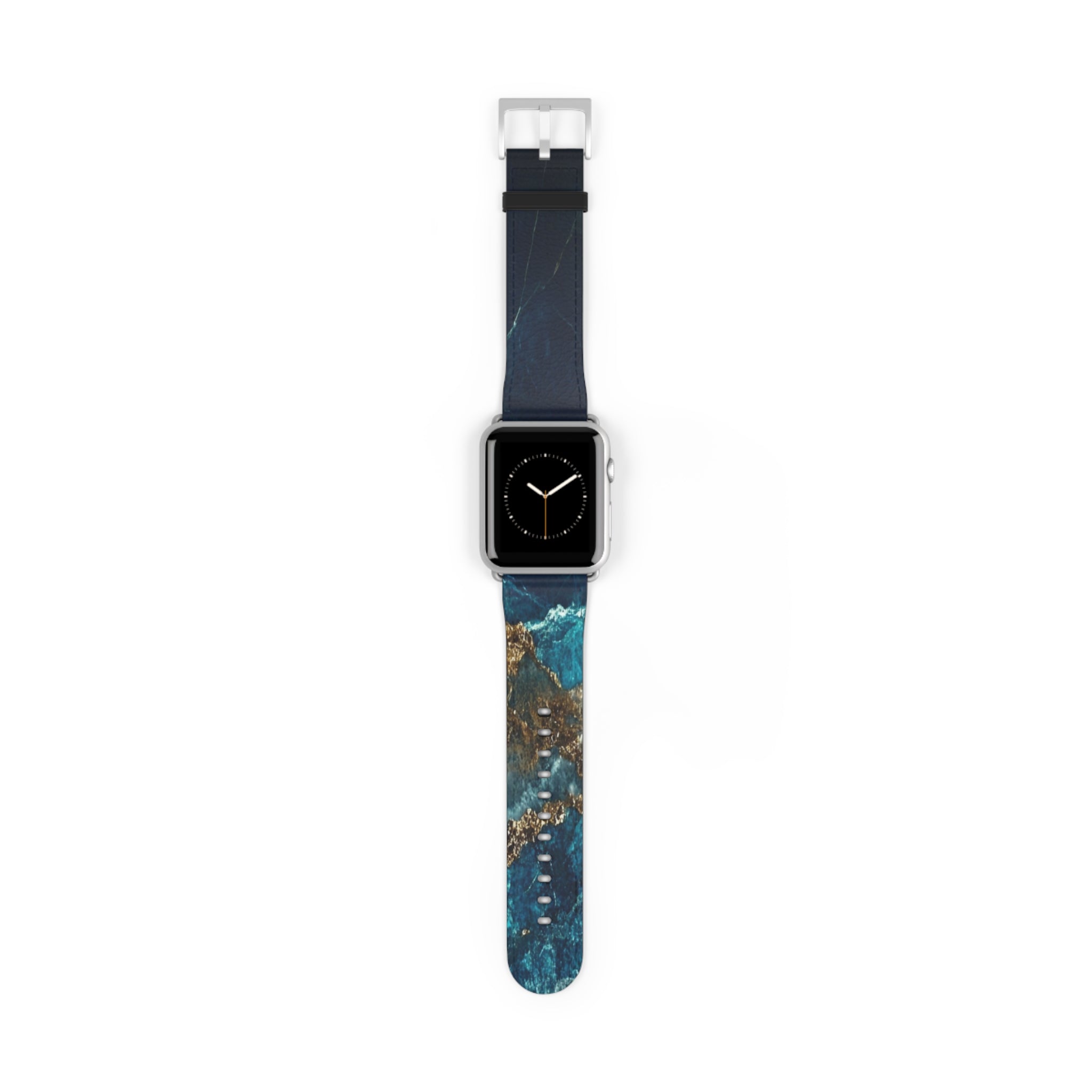 Golden Fracture Teal - Watch Band