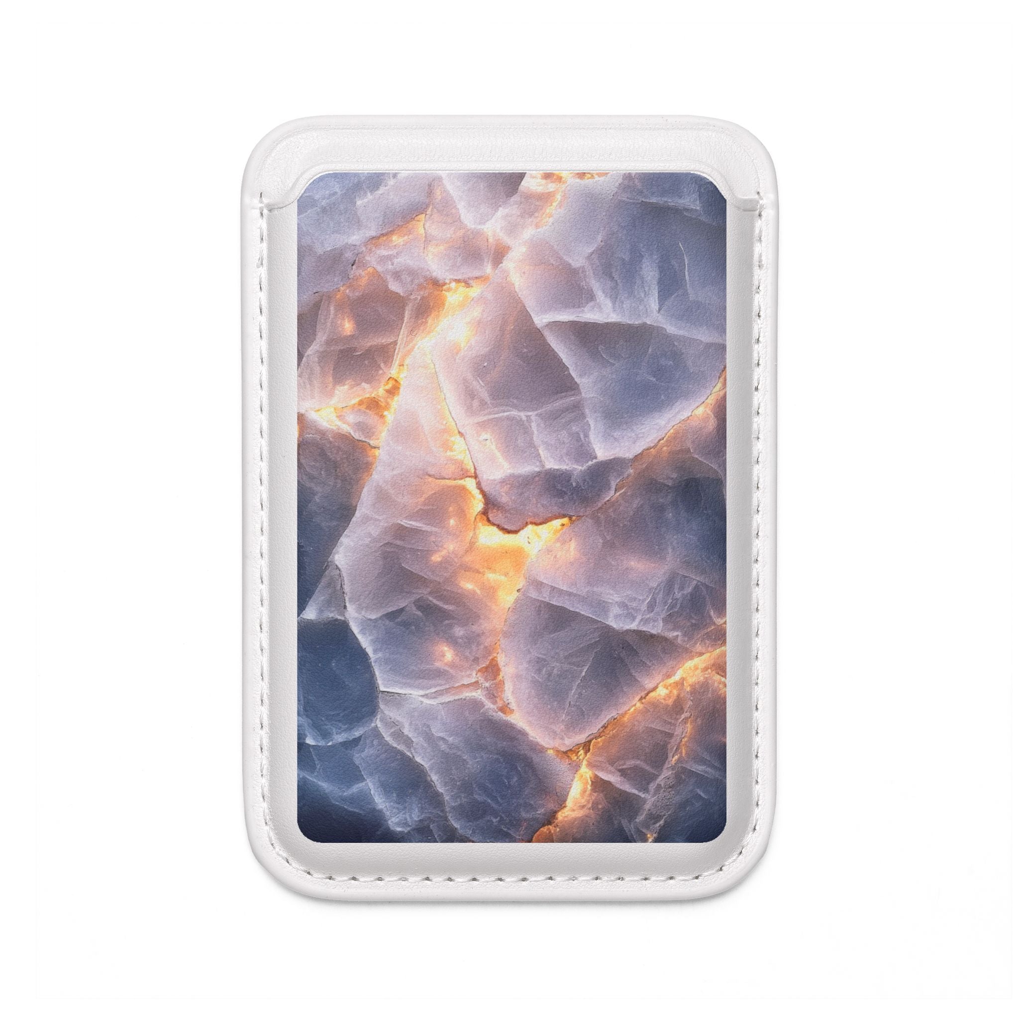 Crystal Veins Glow Wallet – MagSafe Ready