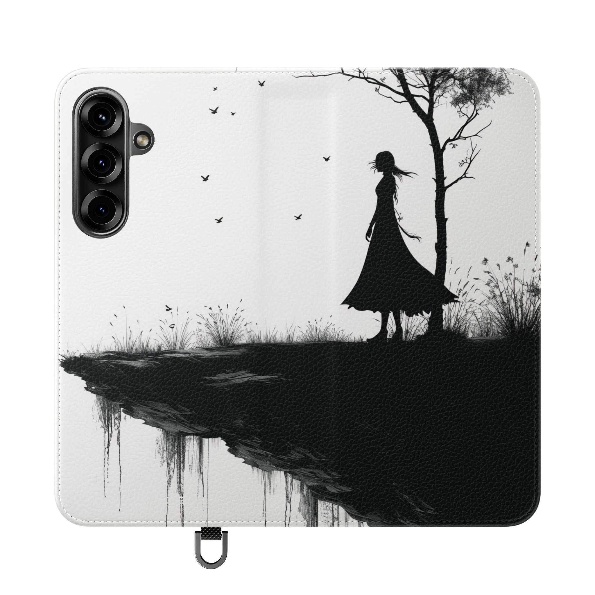 Cliff Silhouette - Samsung S25+ Case - Wallet