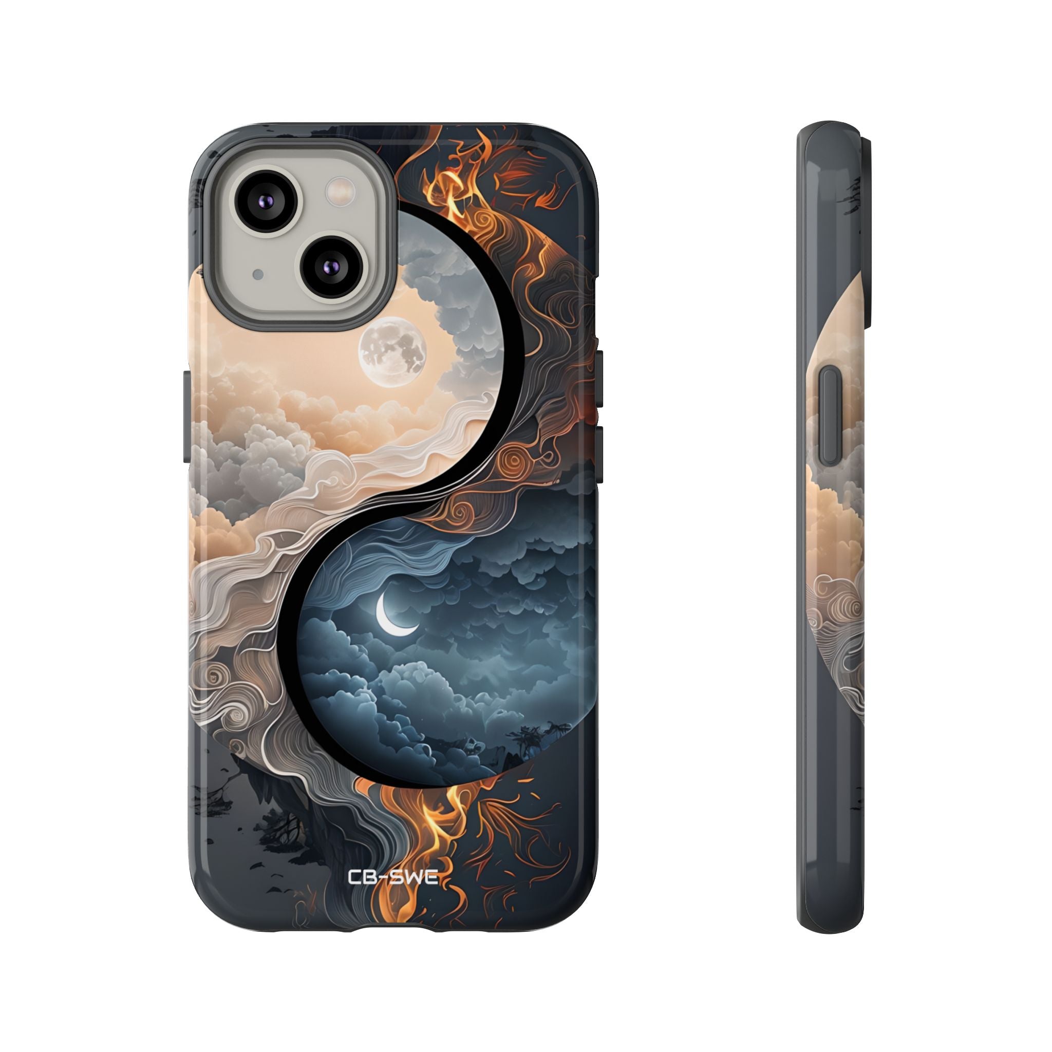 Moonlit Elemental Harmony - iPhone Case