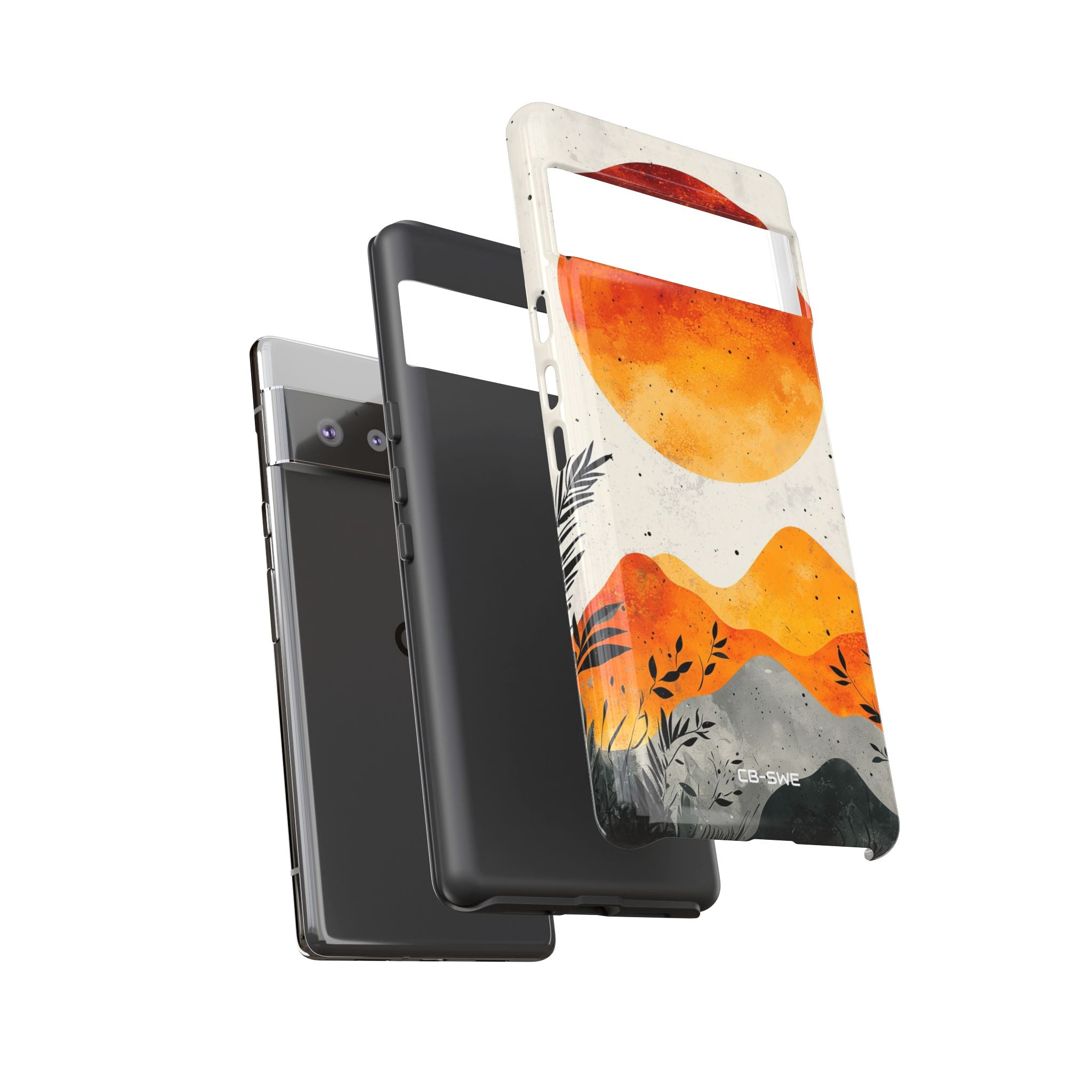 Sun Illuminates Mountains - Google Pixel Case