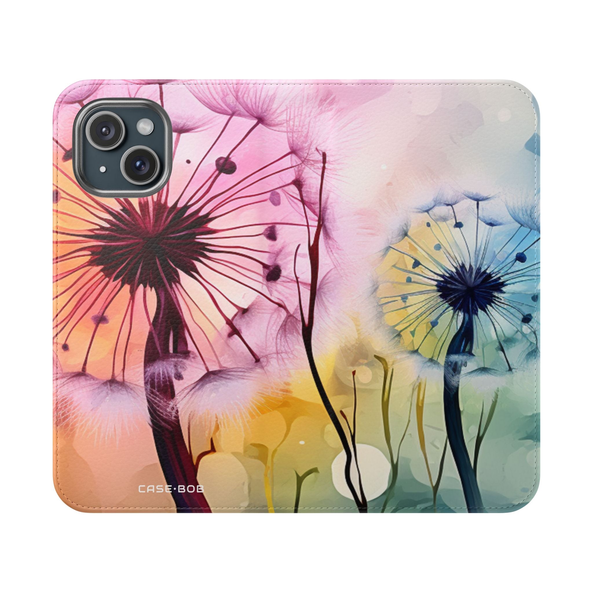 Dandelion Glow - iPhone 15 Case - Wallet