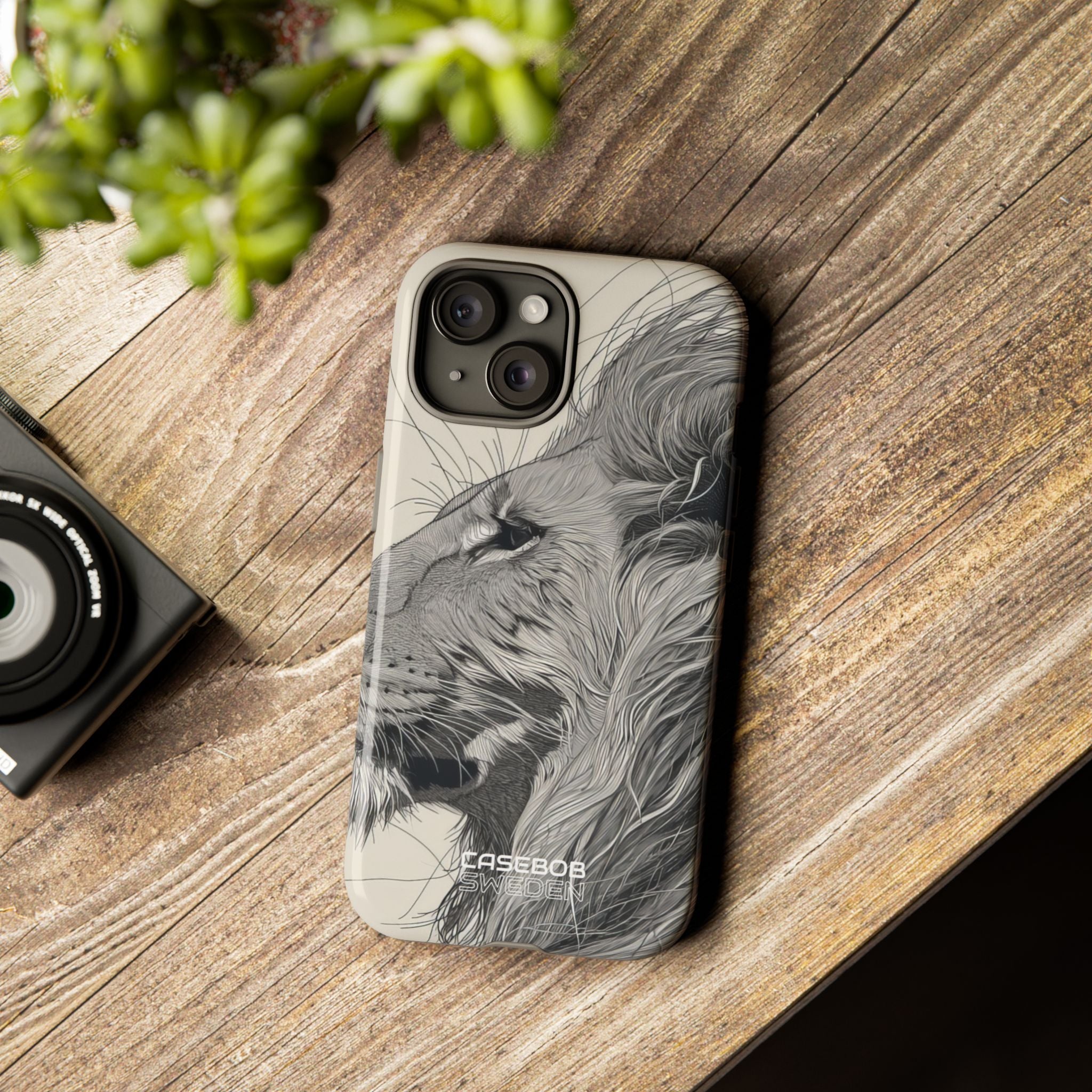 Profilo Leone Maestoso iPhone 15 - Tough