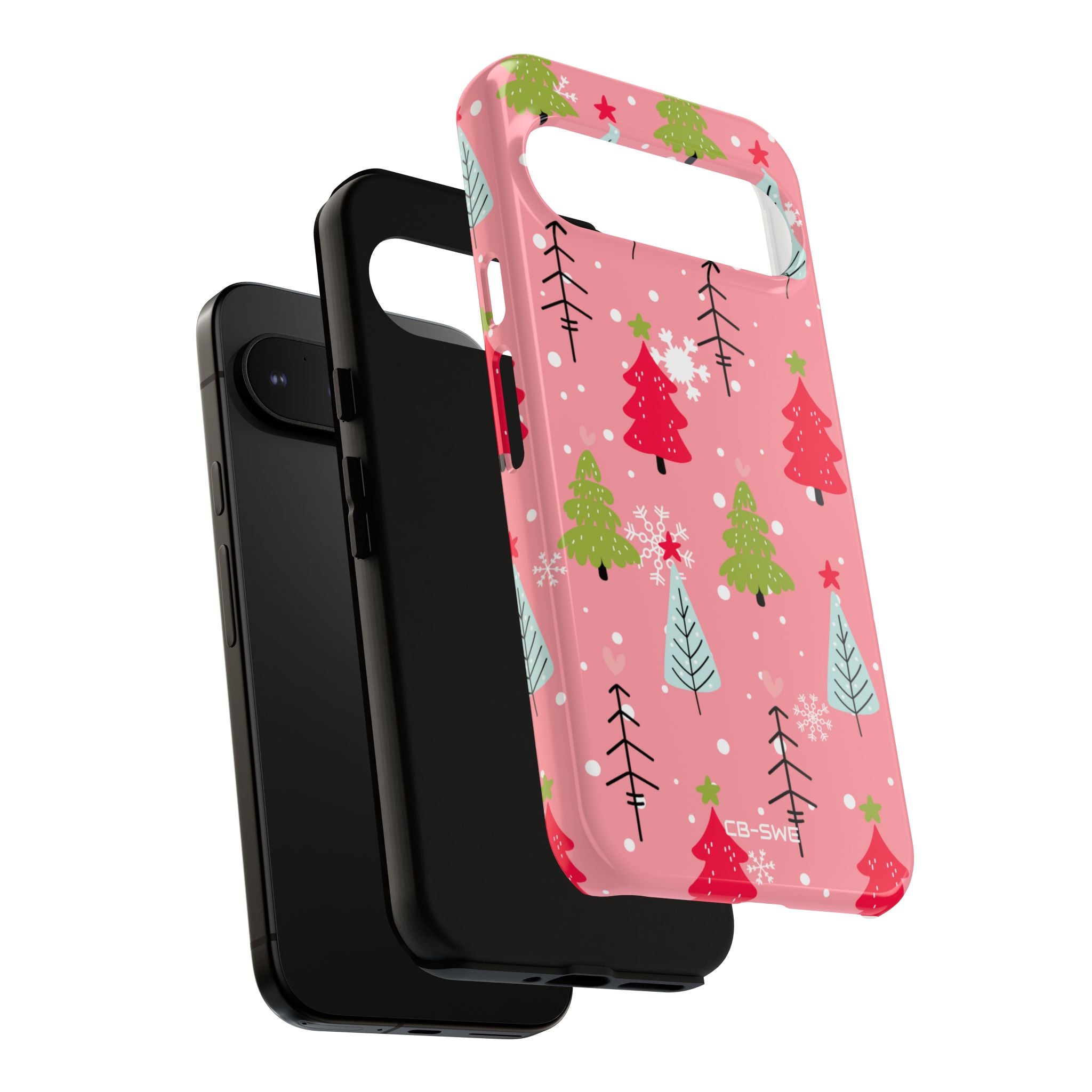 Snowflakes Dance Playfully - Google Pixel Case