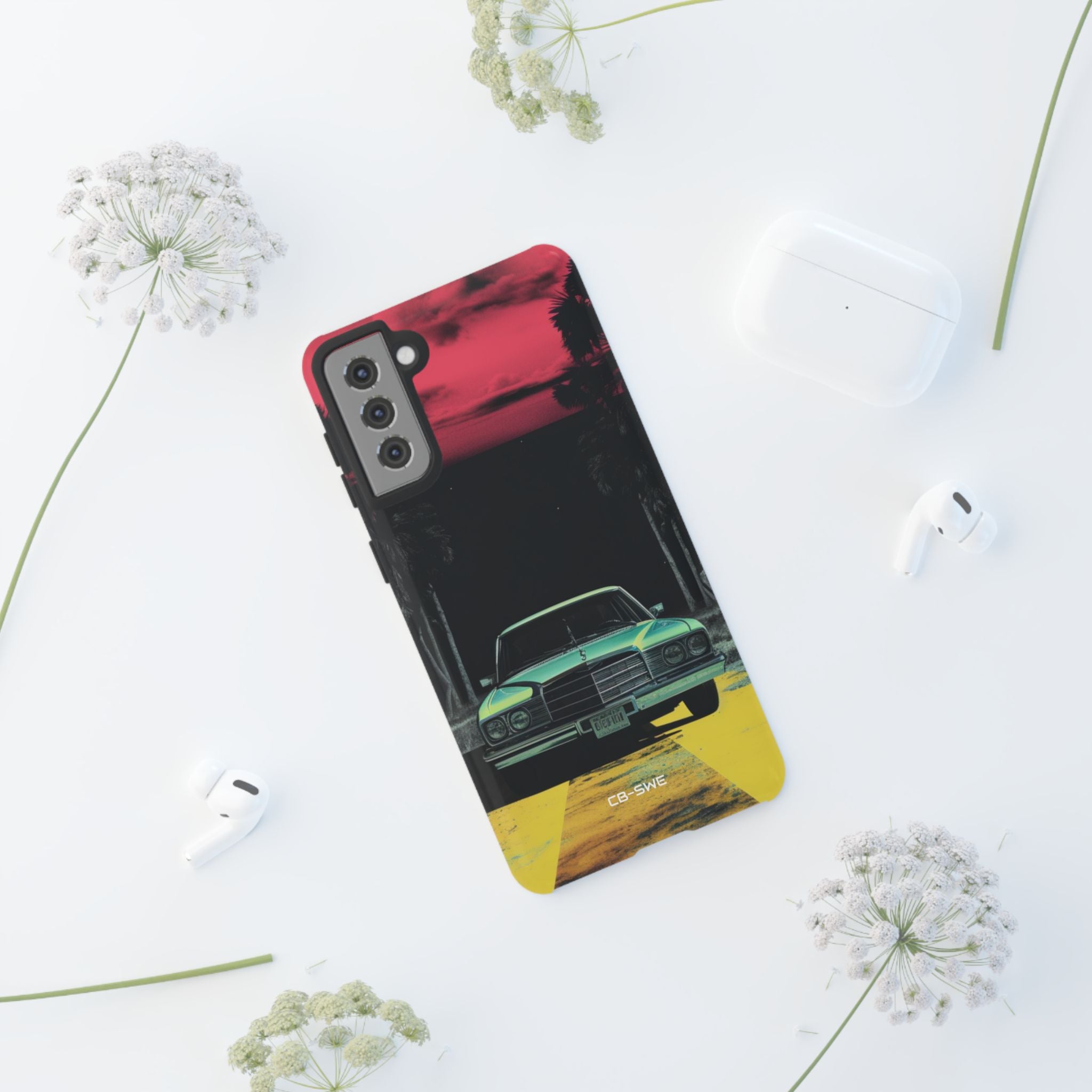 Retro Futuristic Nightscape - Samsung Case