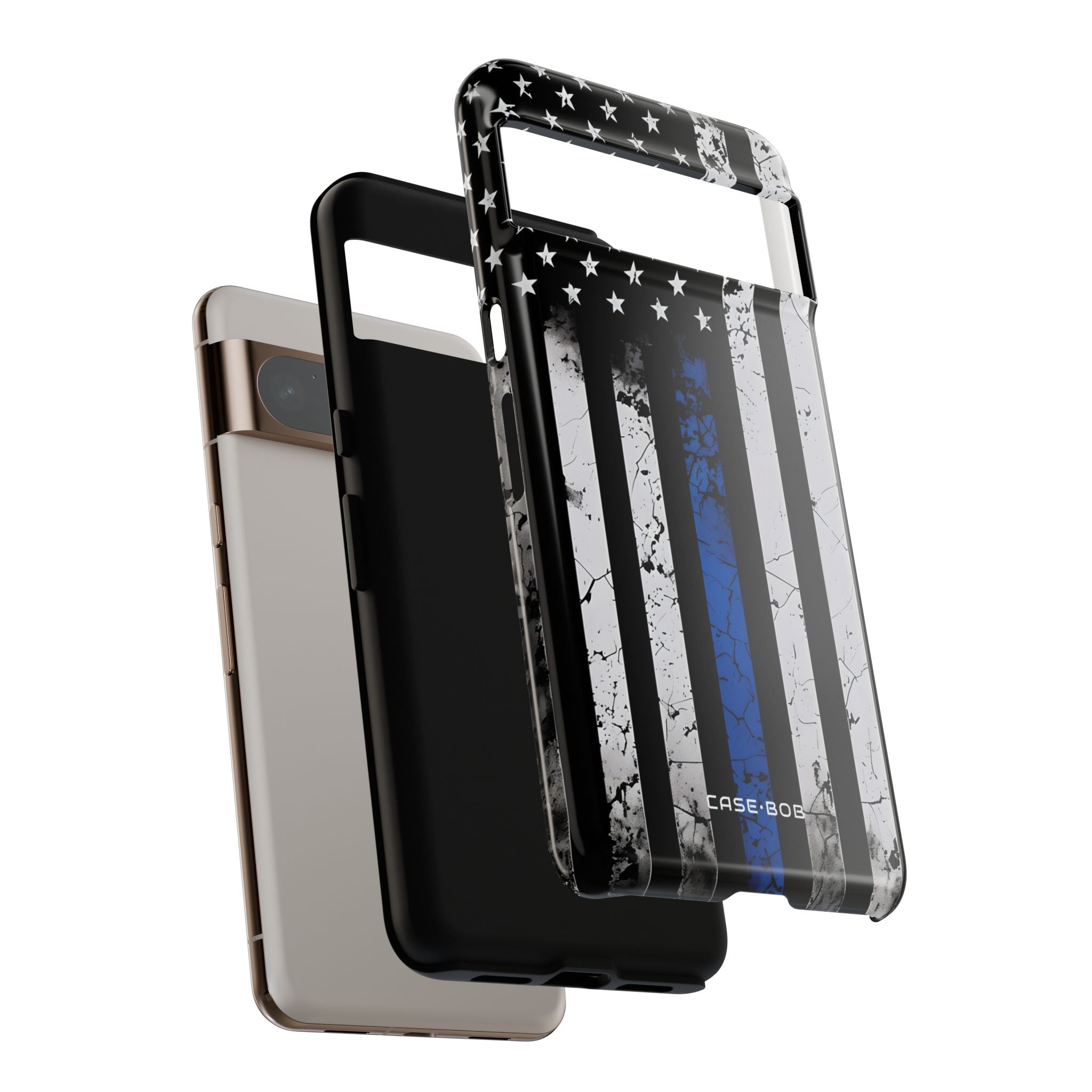 Blue Stripe Flag Google Pixel 8 Pro Case - Tough