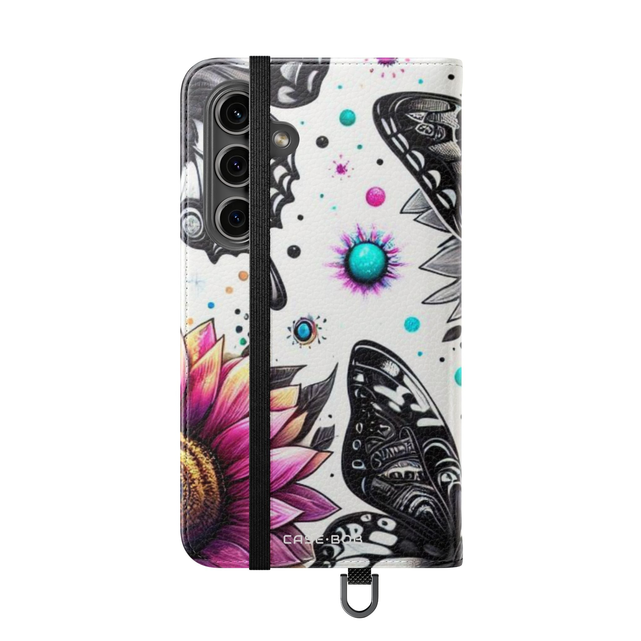 Monochrome Flutter - Samsung S24 Case - Wallet