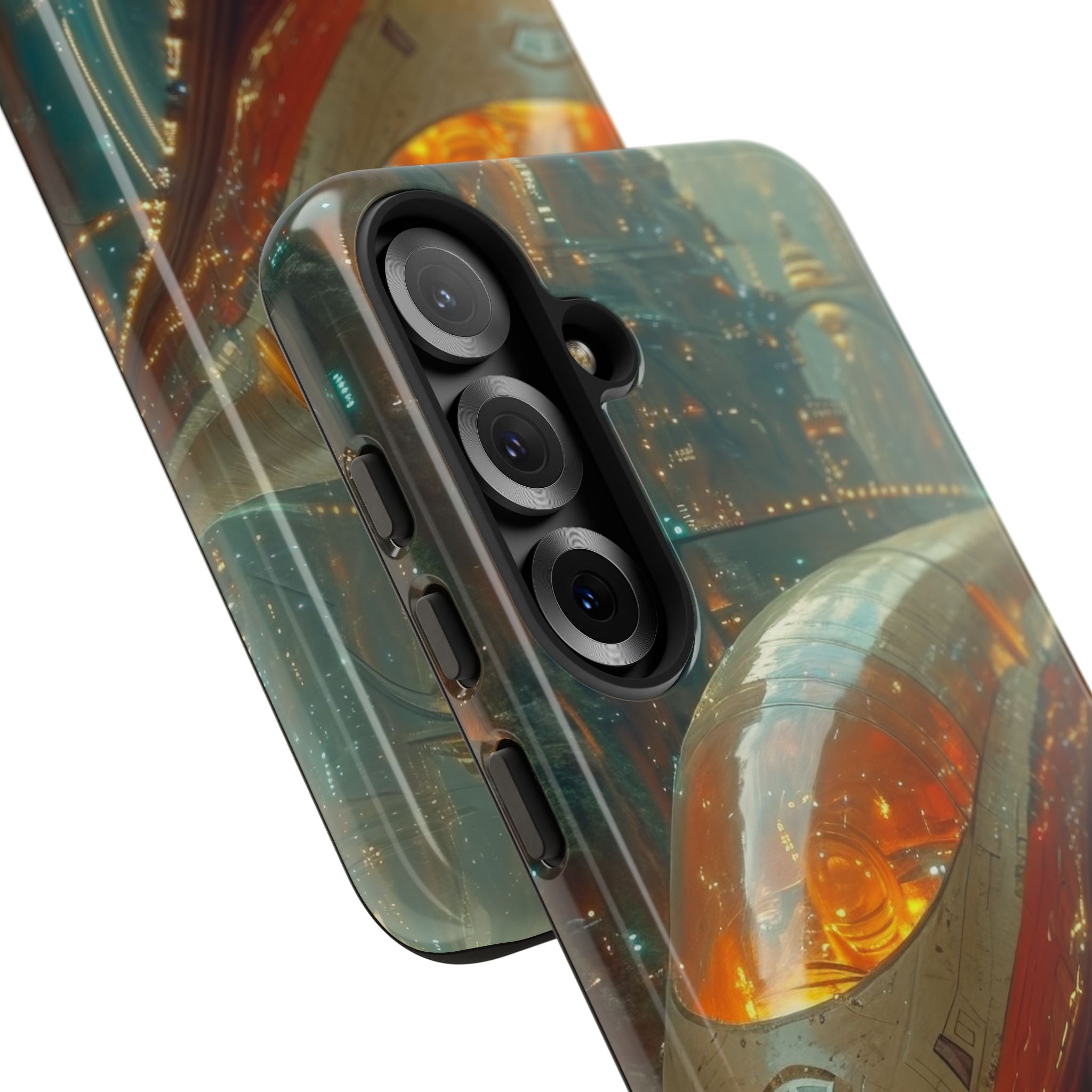 Futuristische Trein Odyssee Samsung S25 - Tough