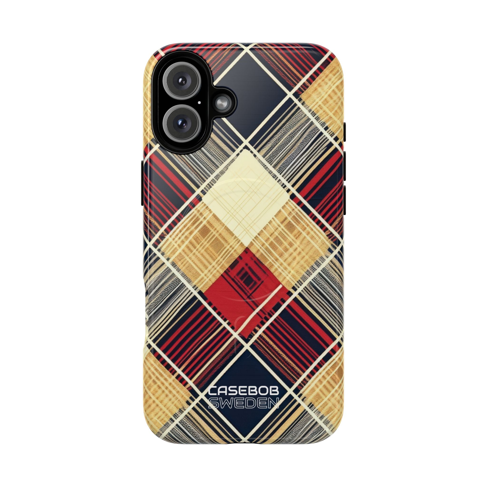 Plaid Diamond Tapestry iPhone 16 - Tough+