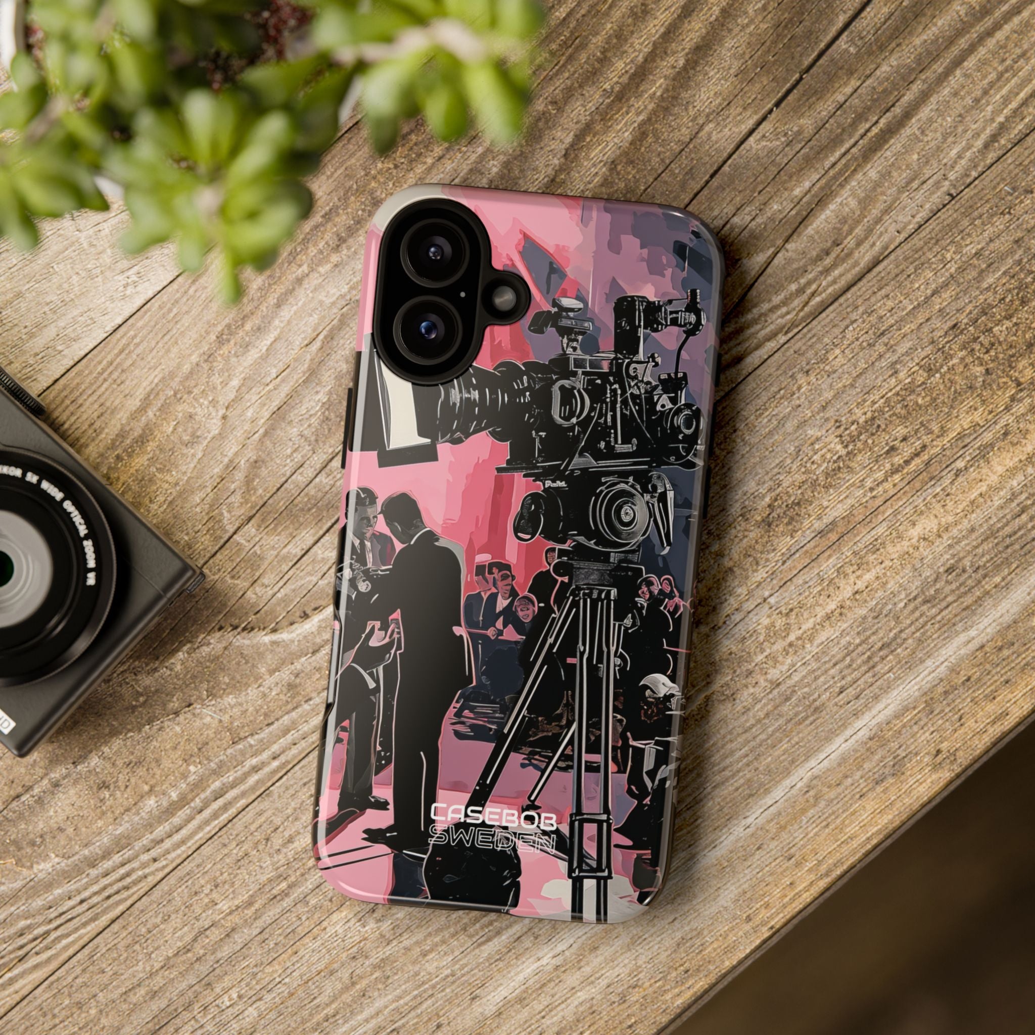 Vintage Cinema Dreams iPhone 16 - Tough