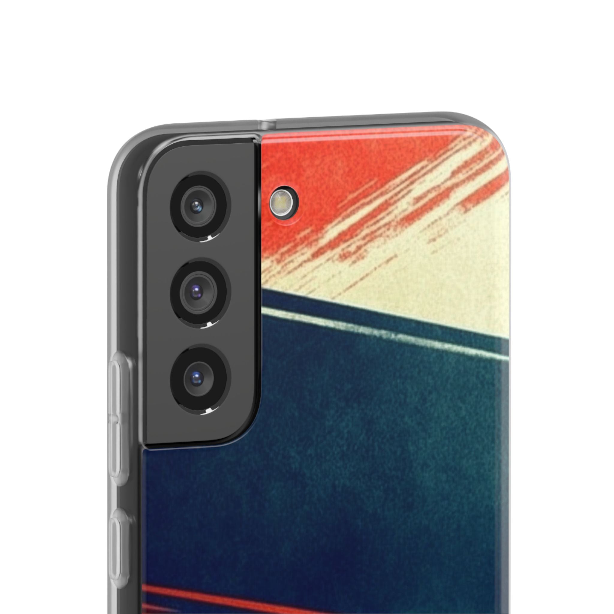 Blue Diagonal Motion Samsung S22 - Soft