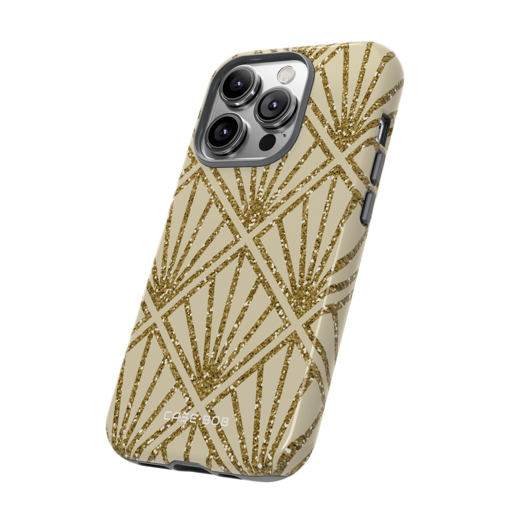Gold Diamond Radiance iPhone 14 Pro Case - Tough