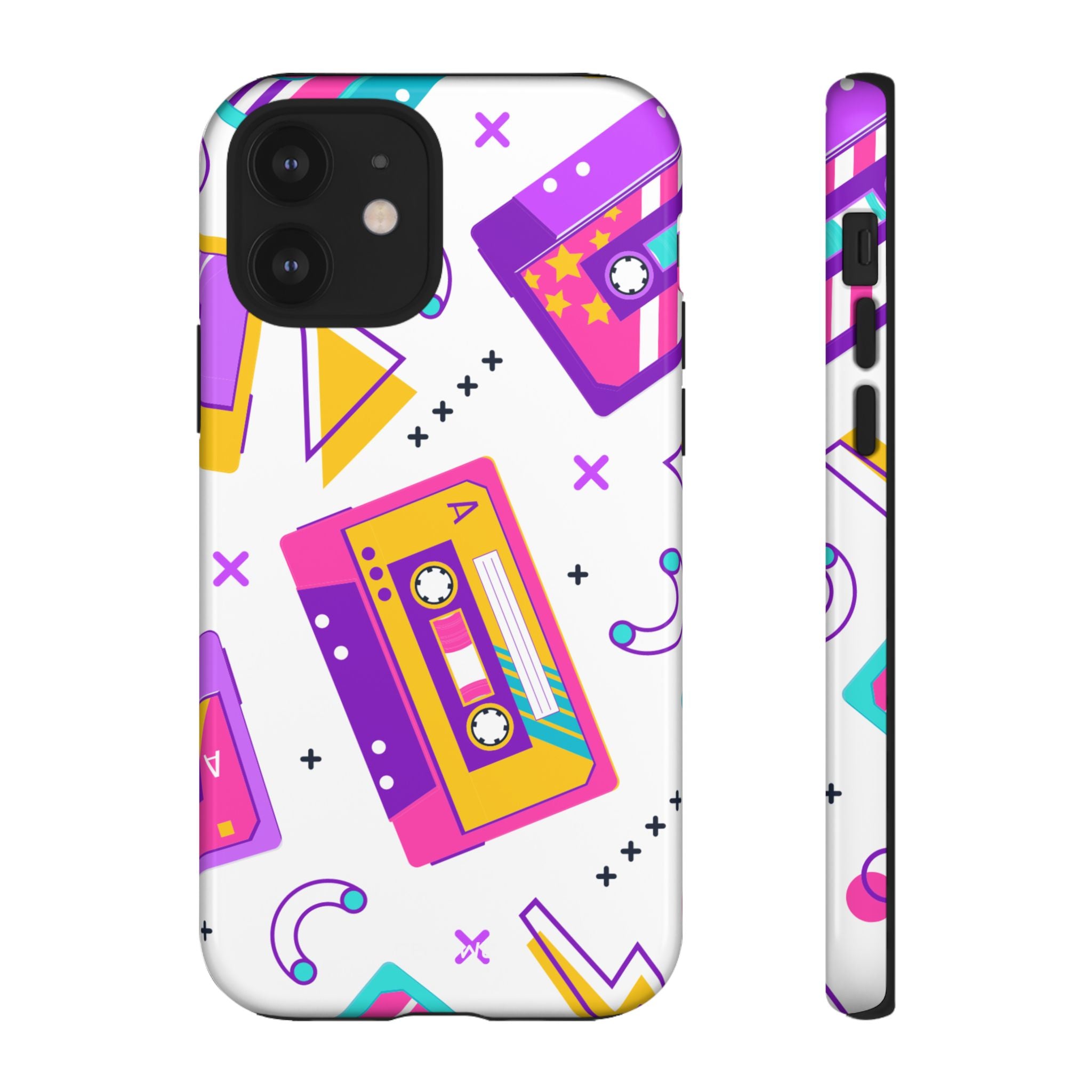 Retro Cassette Chaos - iPhone Case