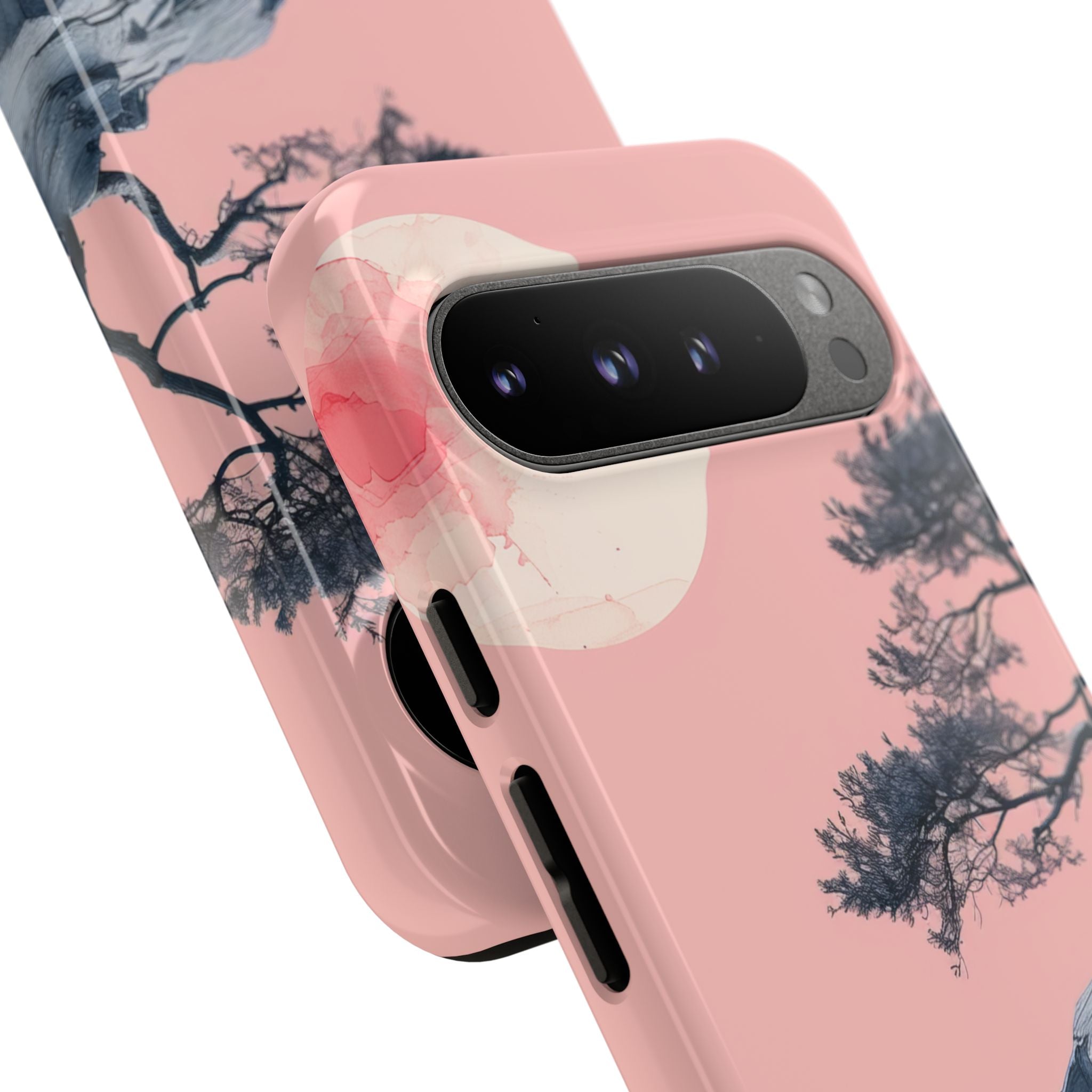 Solitudine sulla scogliera rosa Google Pixel 9 - Tough