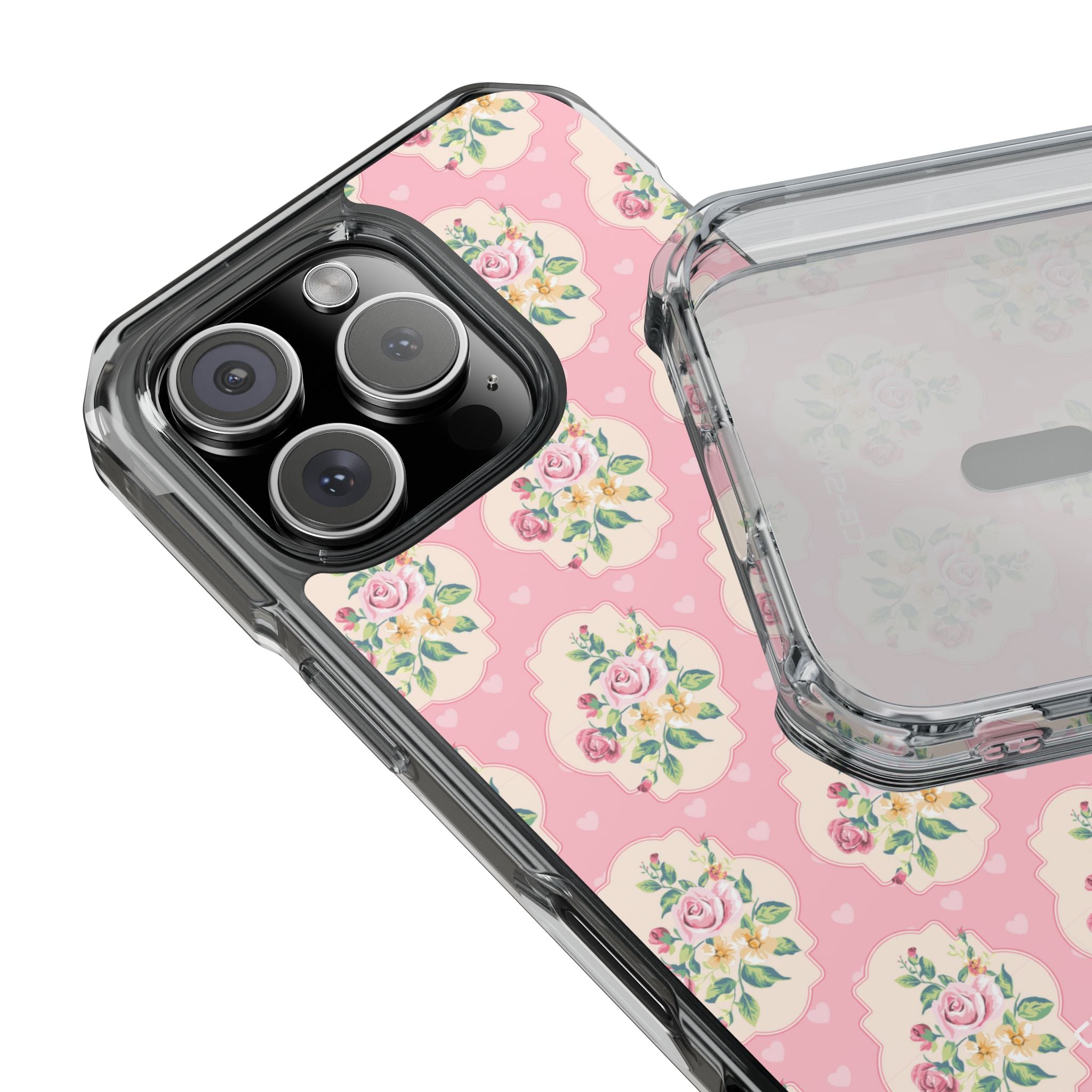 Vintage Floral Romance iPhone Case - Impact