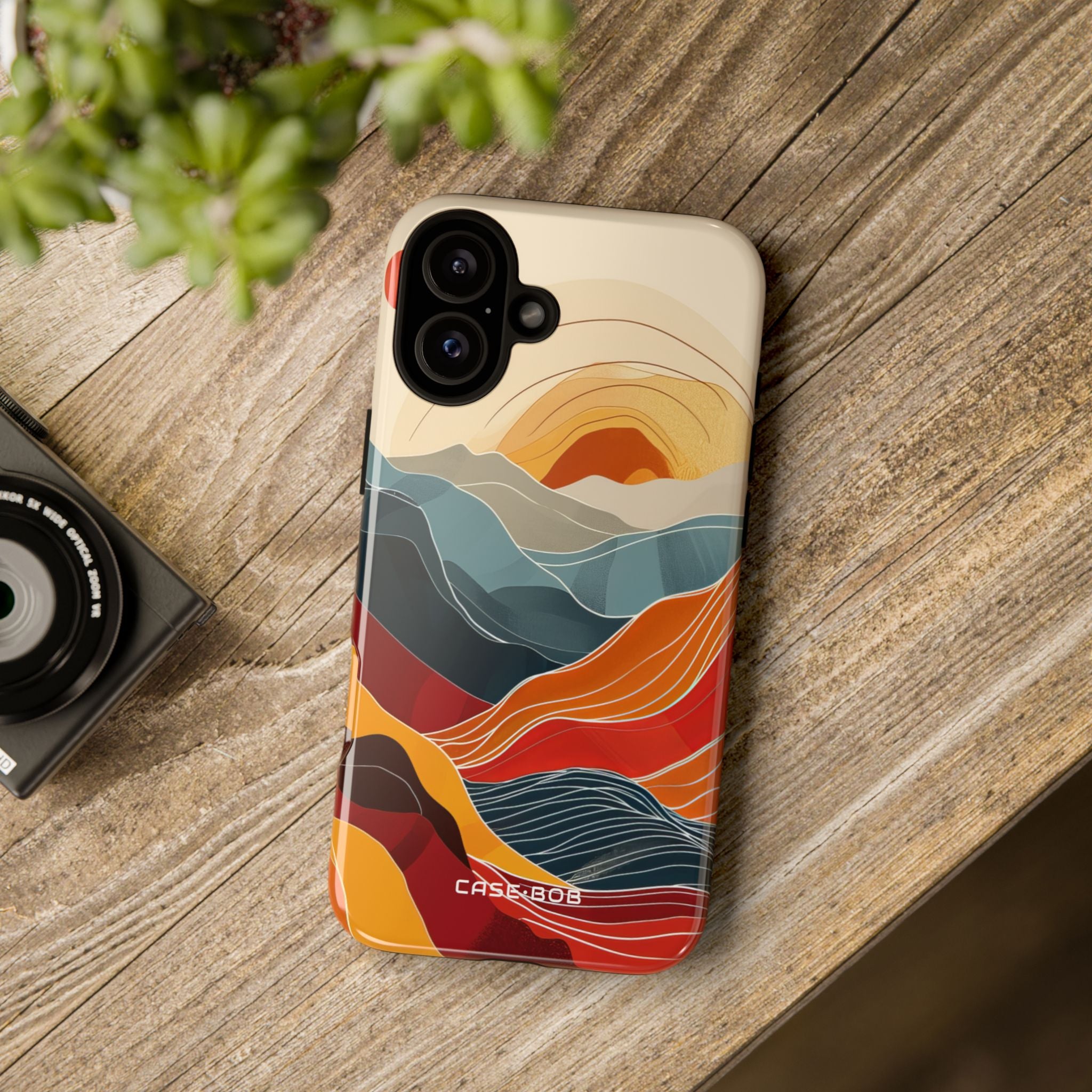 Sunset Hills iPhone 16 Plus Case - Tough
