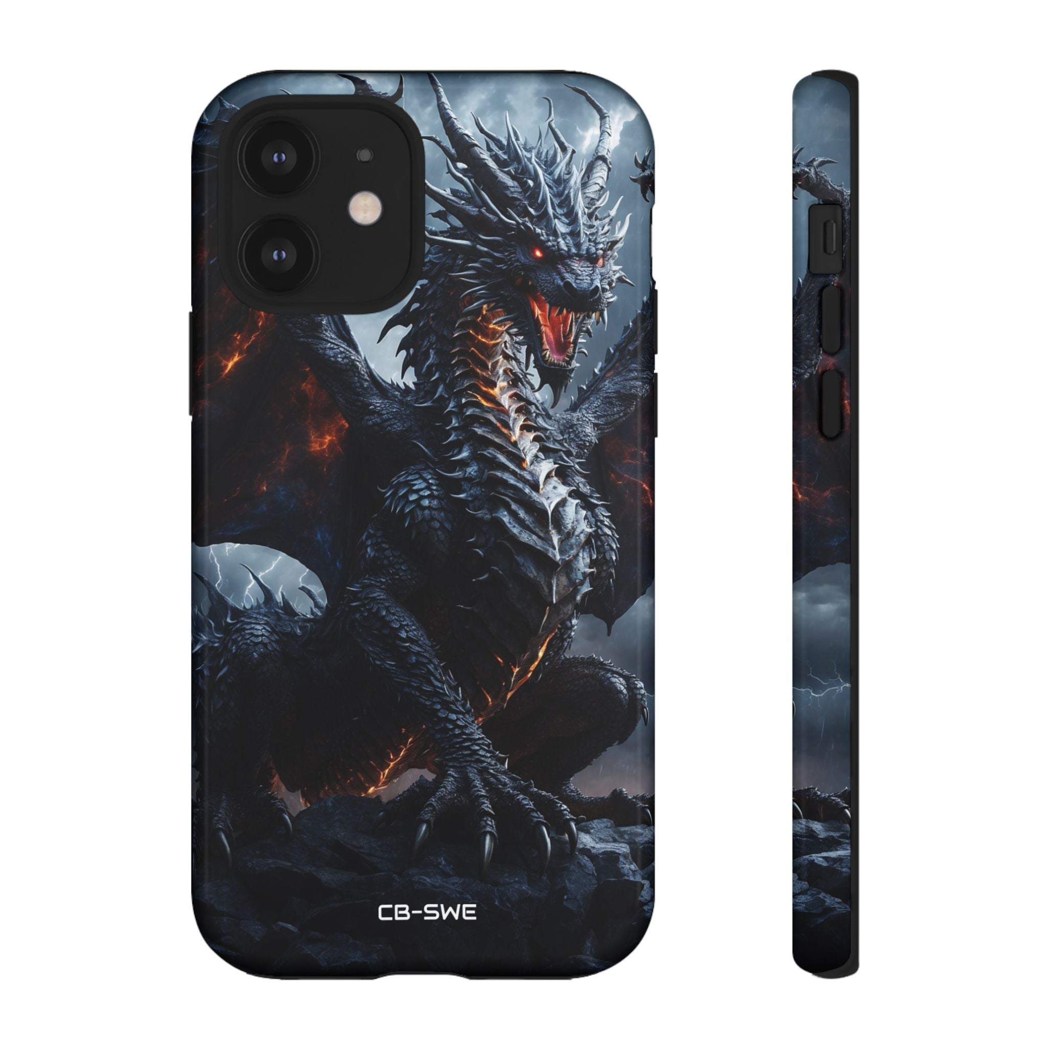 Fiery Wings Unleashed - iPhone Case