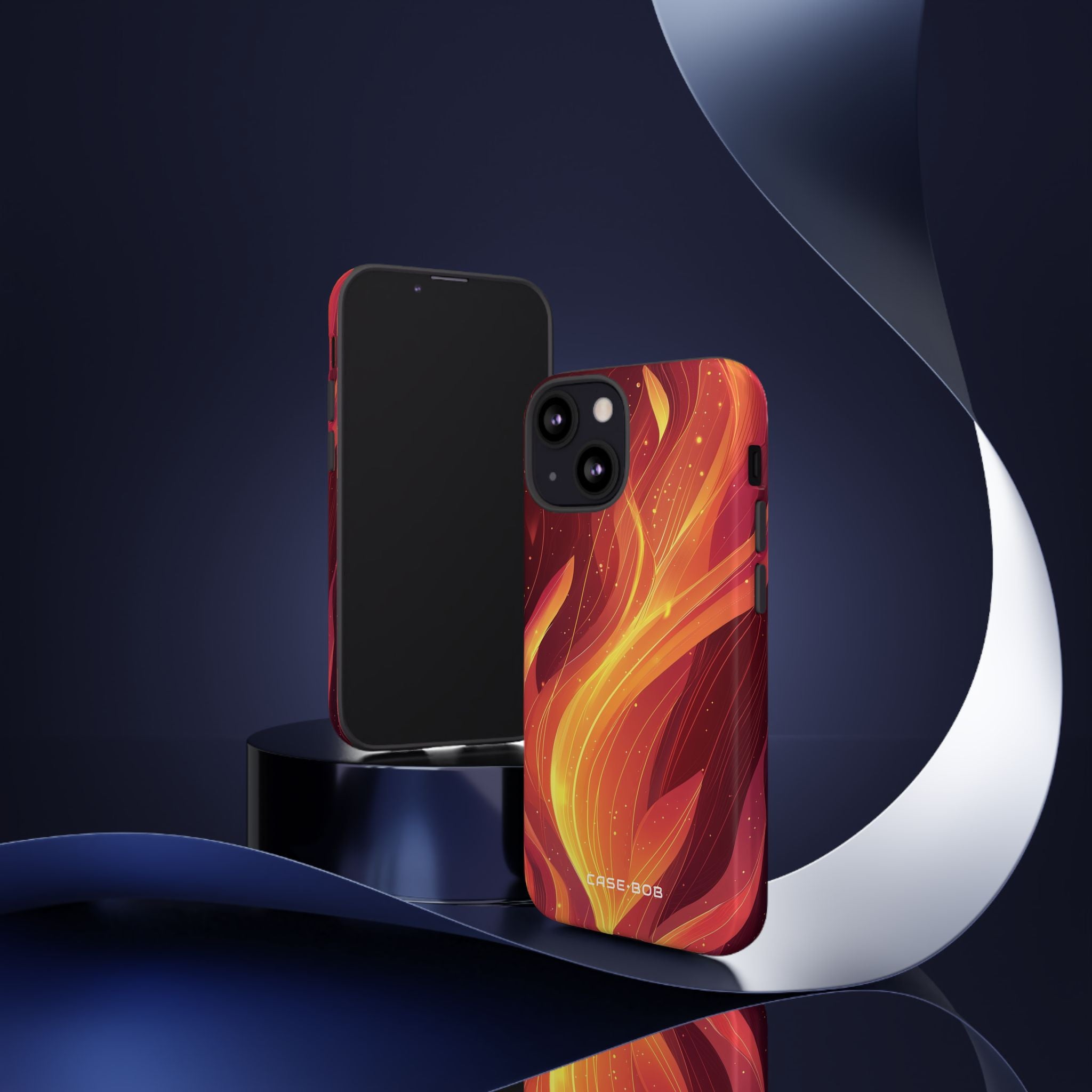 Flaming Flow iPhone 13 Mini Case - Tough