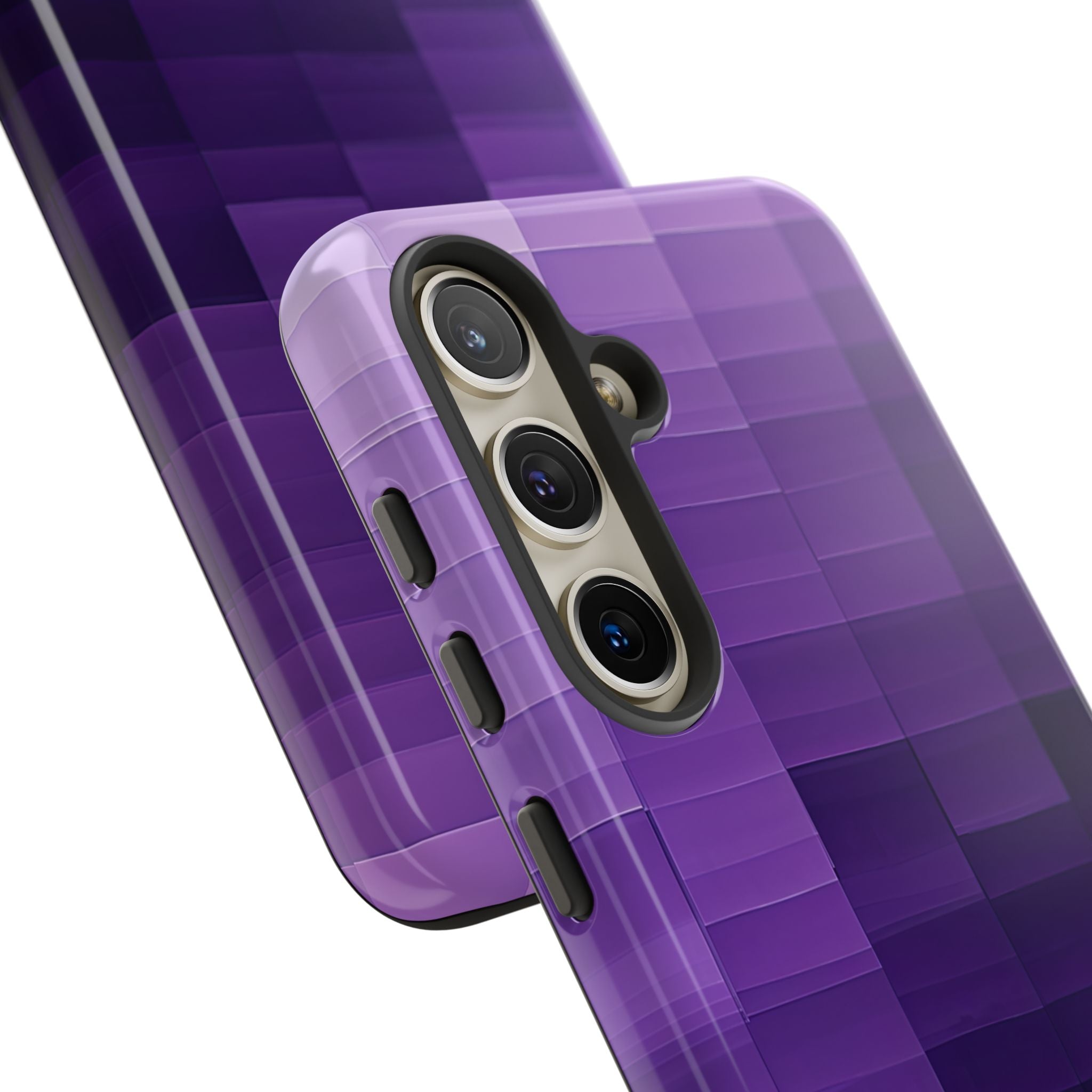 Purple Horizon Grid Samsung S24 - Tough