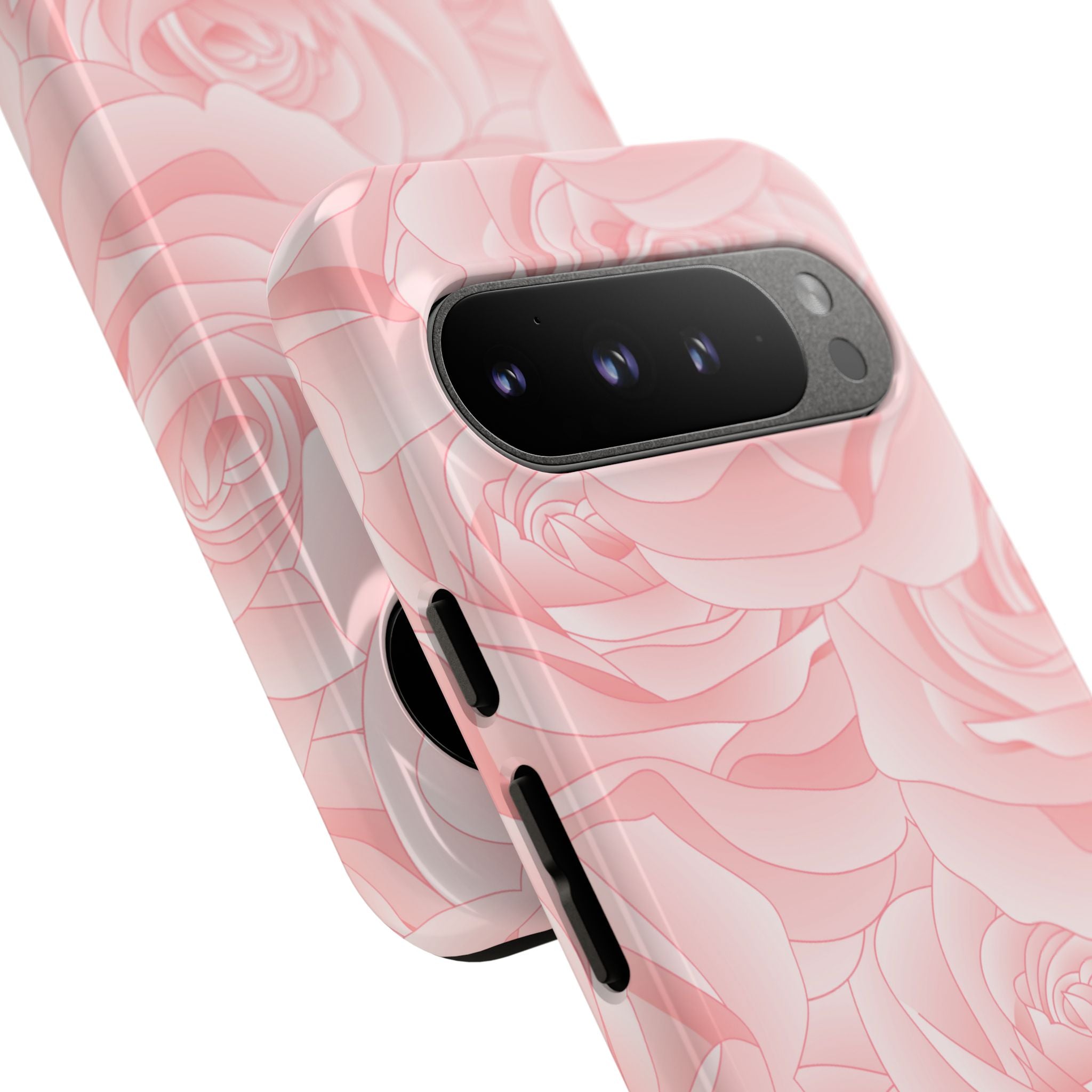 Elegant Pink Roses - Google Pixel Case