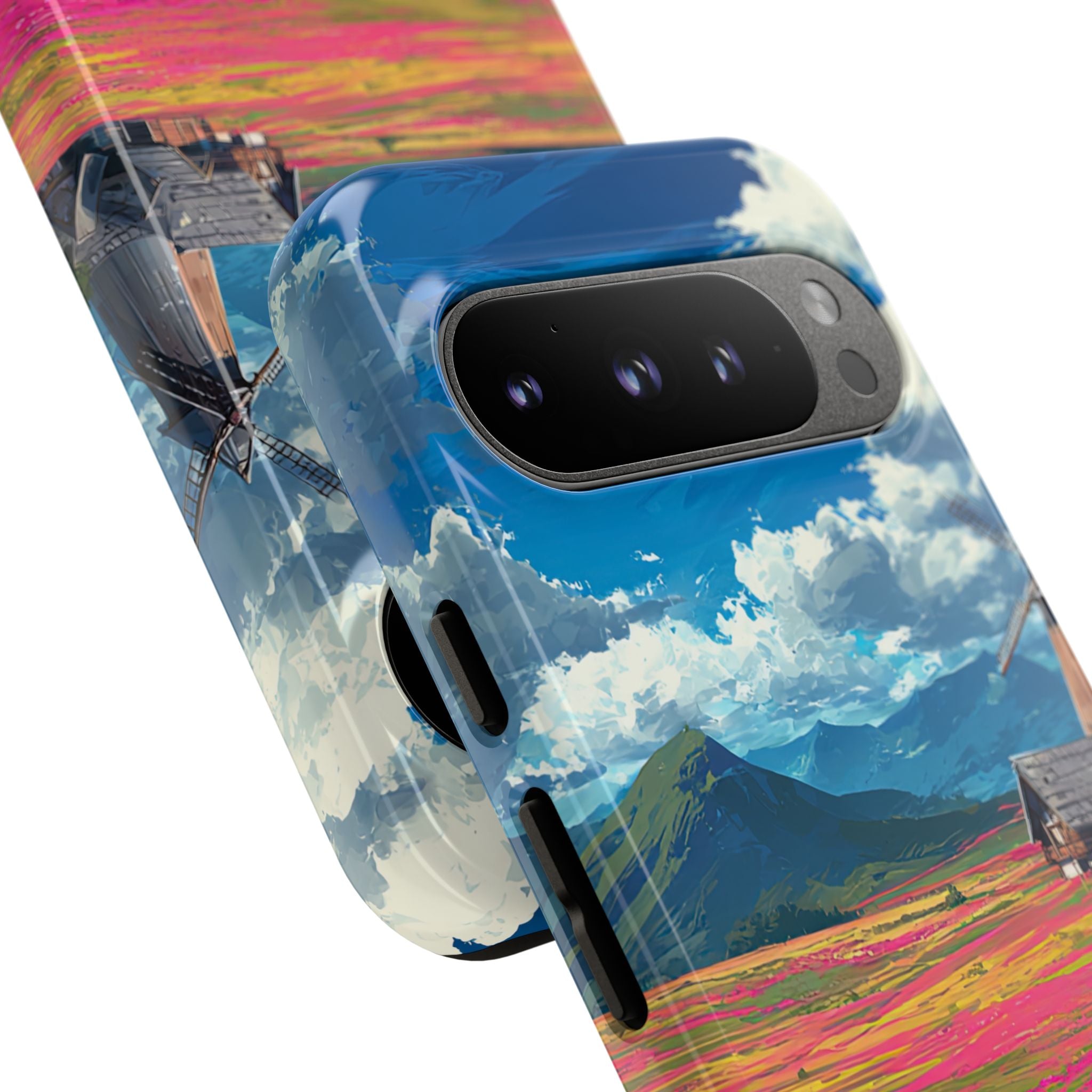 Impressionistic Summer Windmill - Google Pixel Case