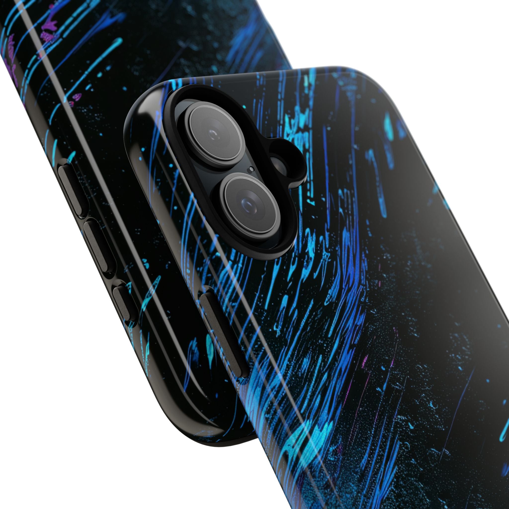 Midnight Blue Currents iPhone 16 - Tough