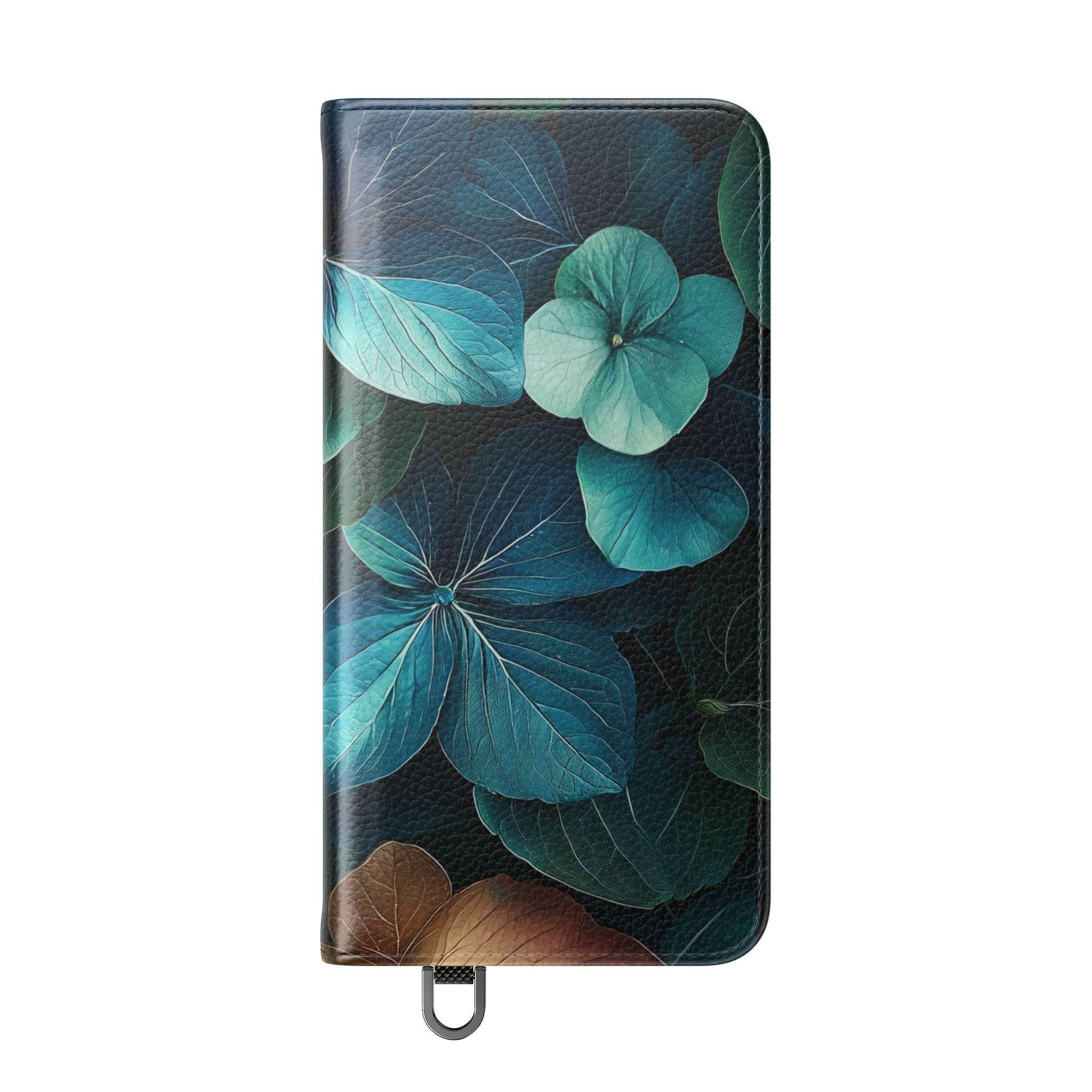 Teal Bloom - Samsung S25 Case - Wallet