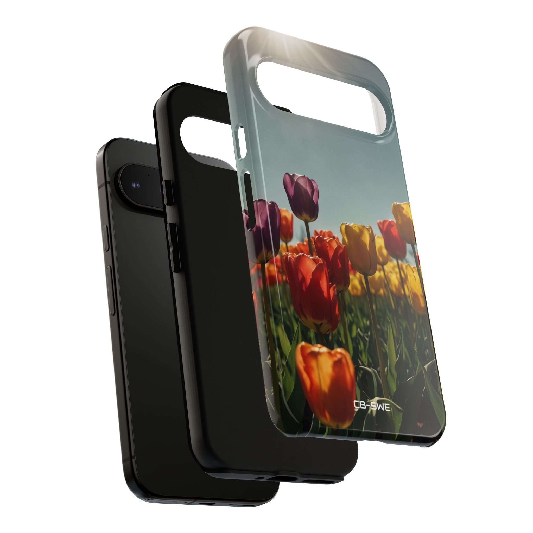 Tulips Embrace Sunlight - Google Pixel Case