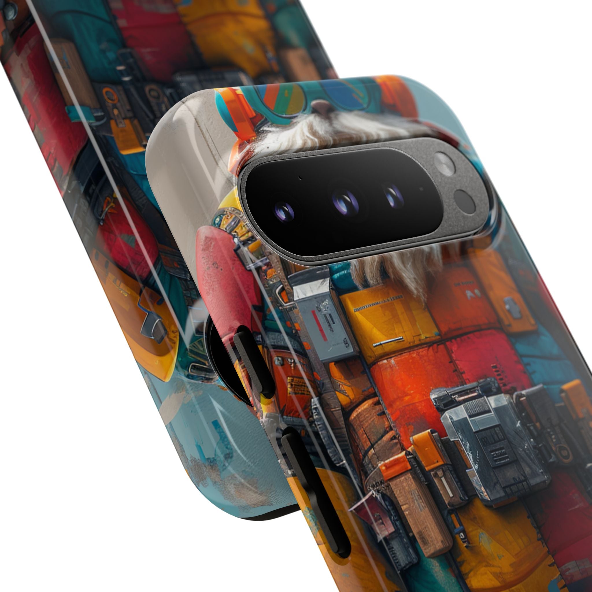 Whimsical Robot Wanderer Google Pixel 9 - Tough