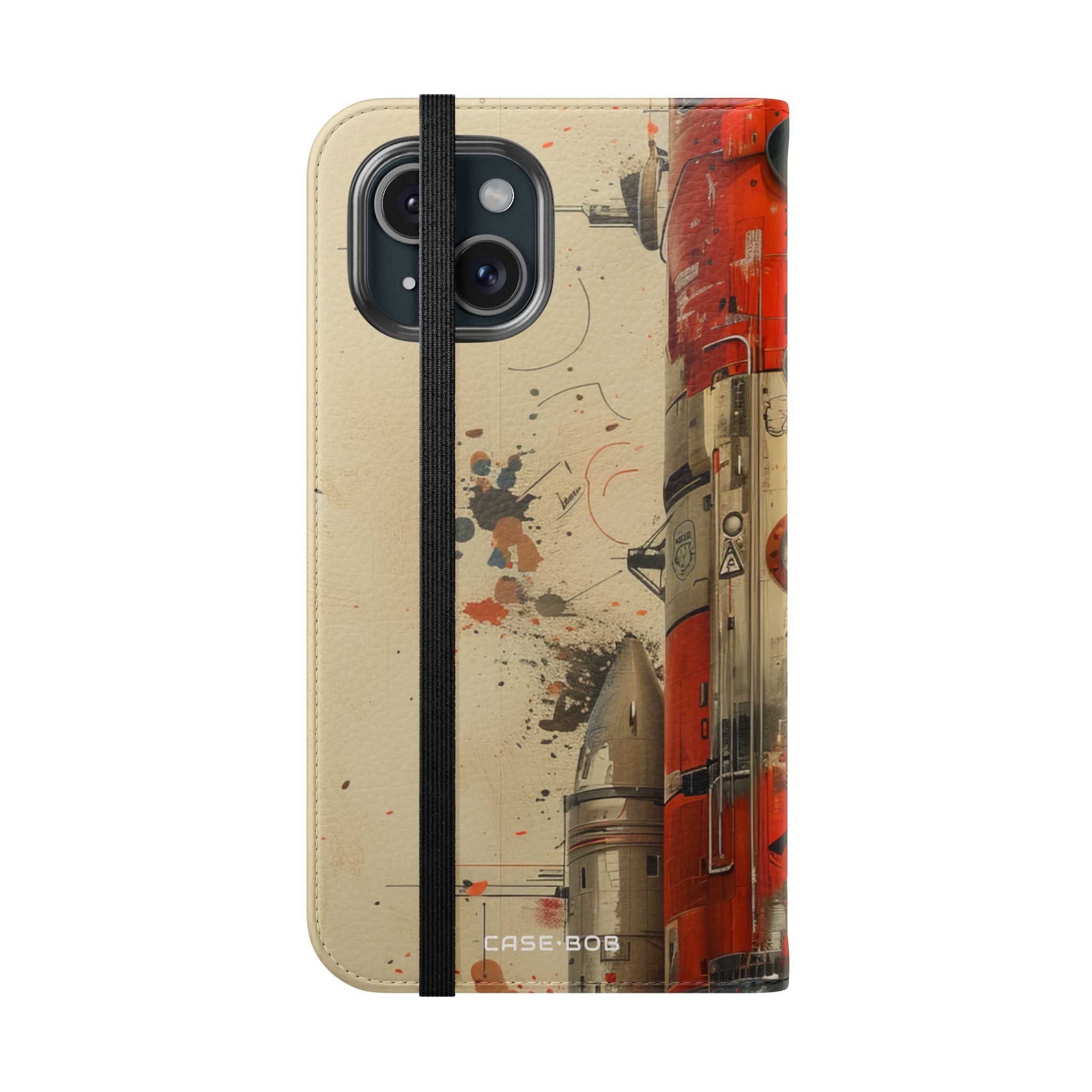 Crimson Rocket - iPhone 15 Case - Wallet