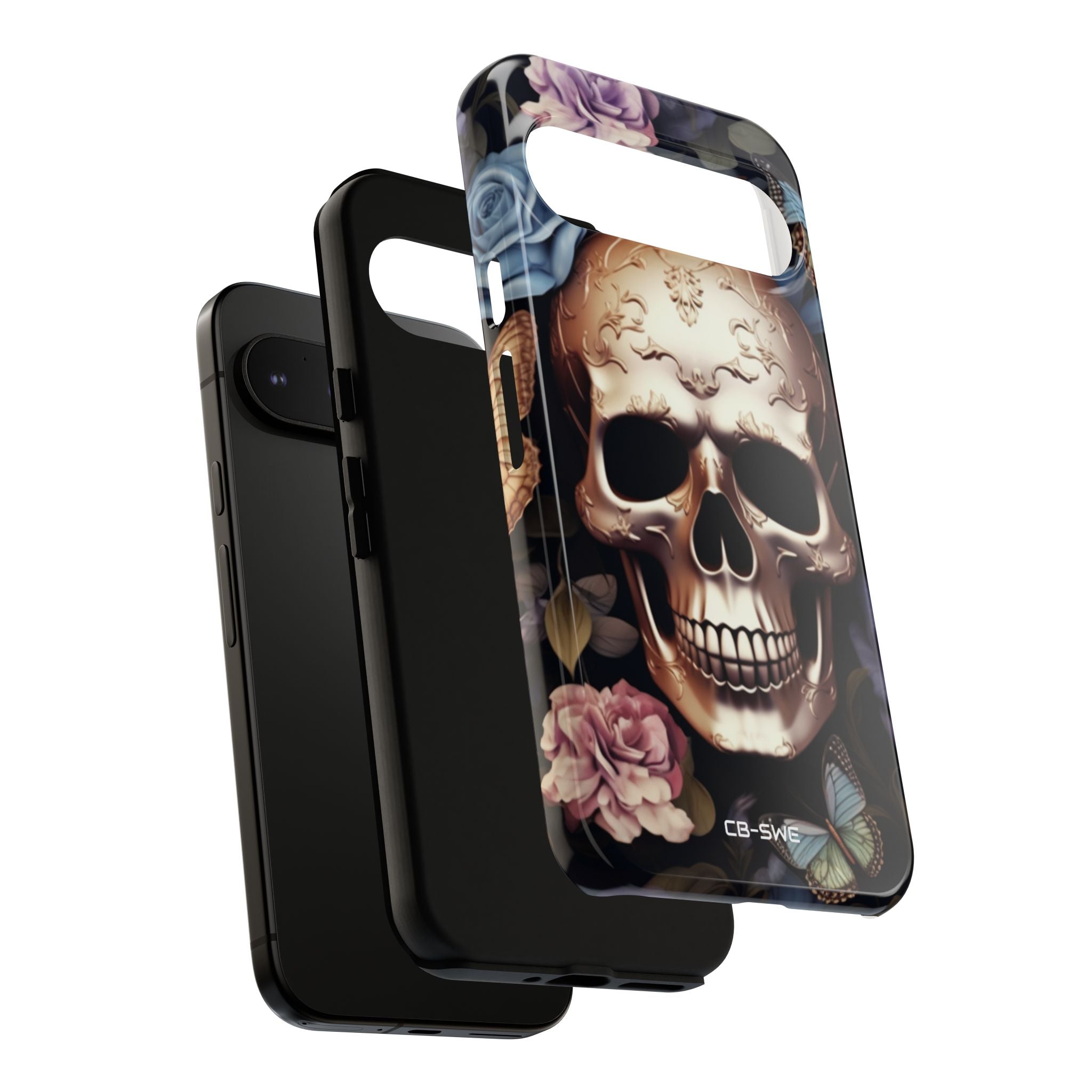 Skull Among Blossoms - Google Pixel Case