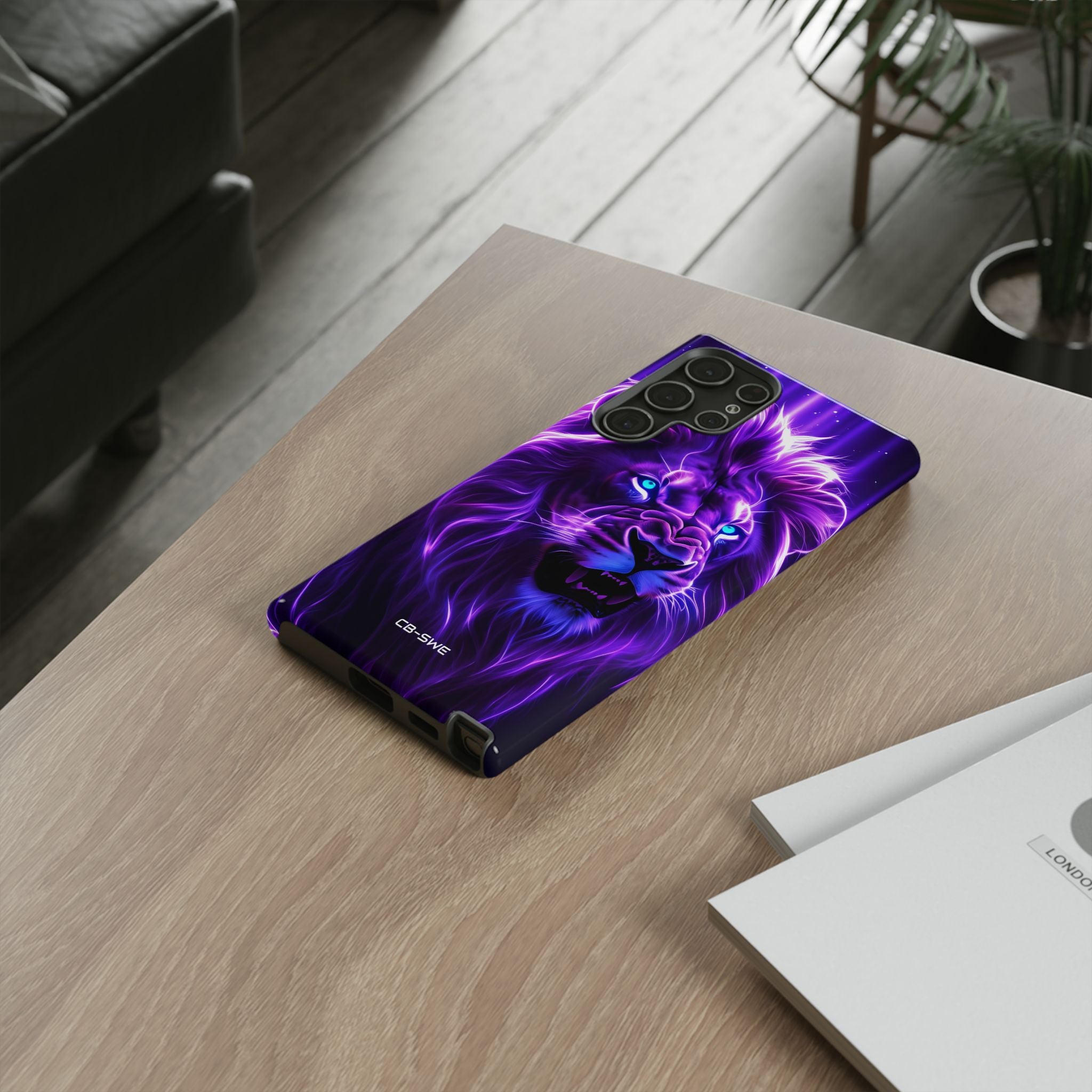 Neon Lion Majesty - Samsung Case