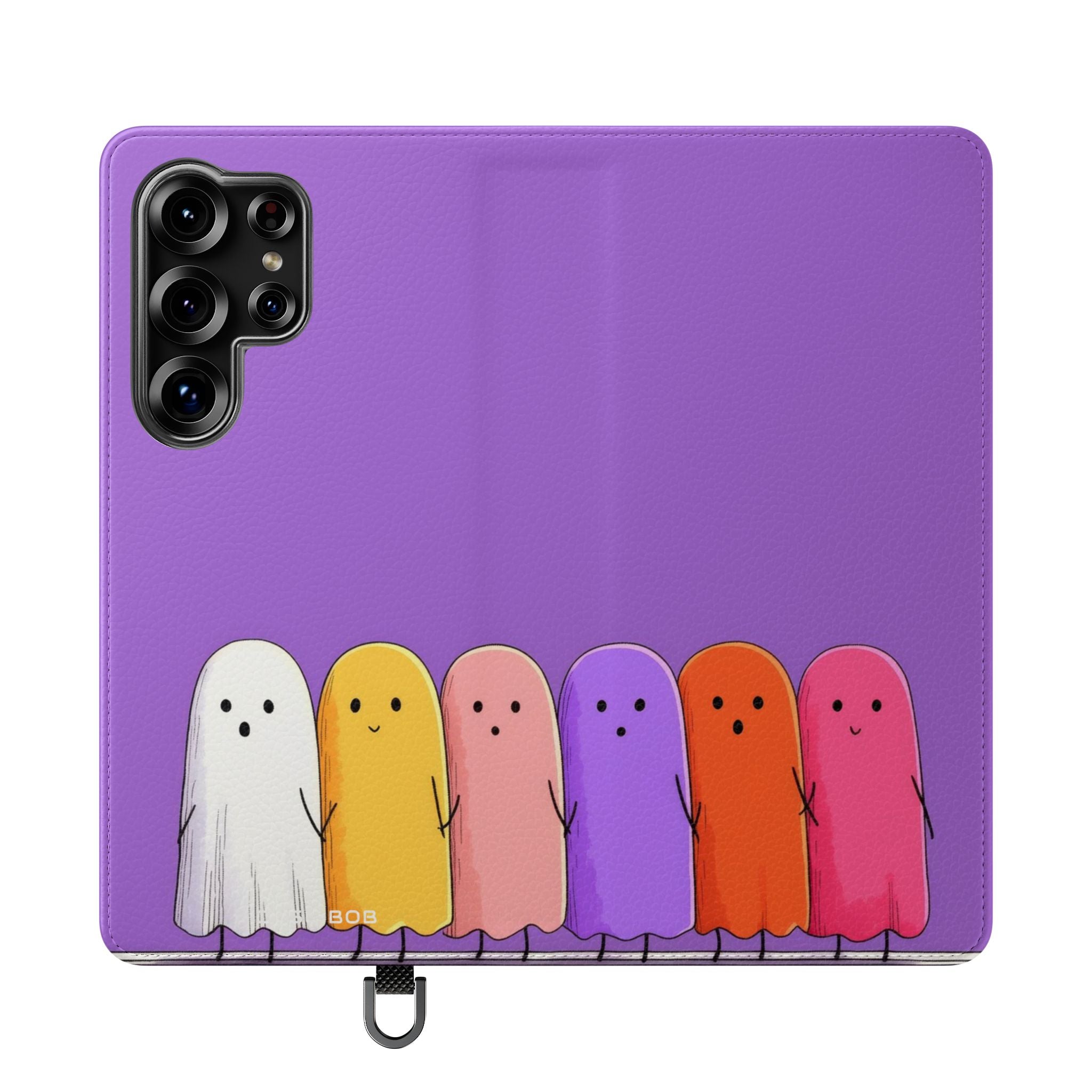 Colorful Ghosts Line - Samsung S25 Ultra Case - Wallet