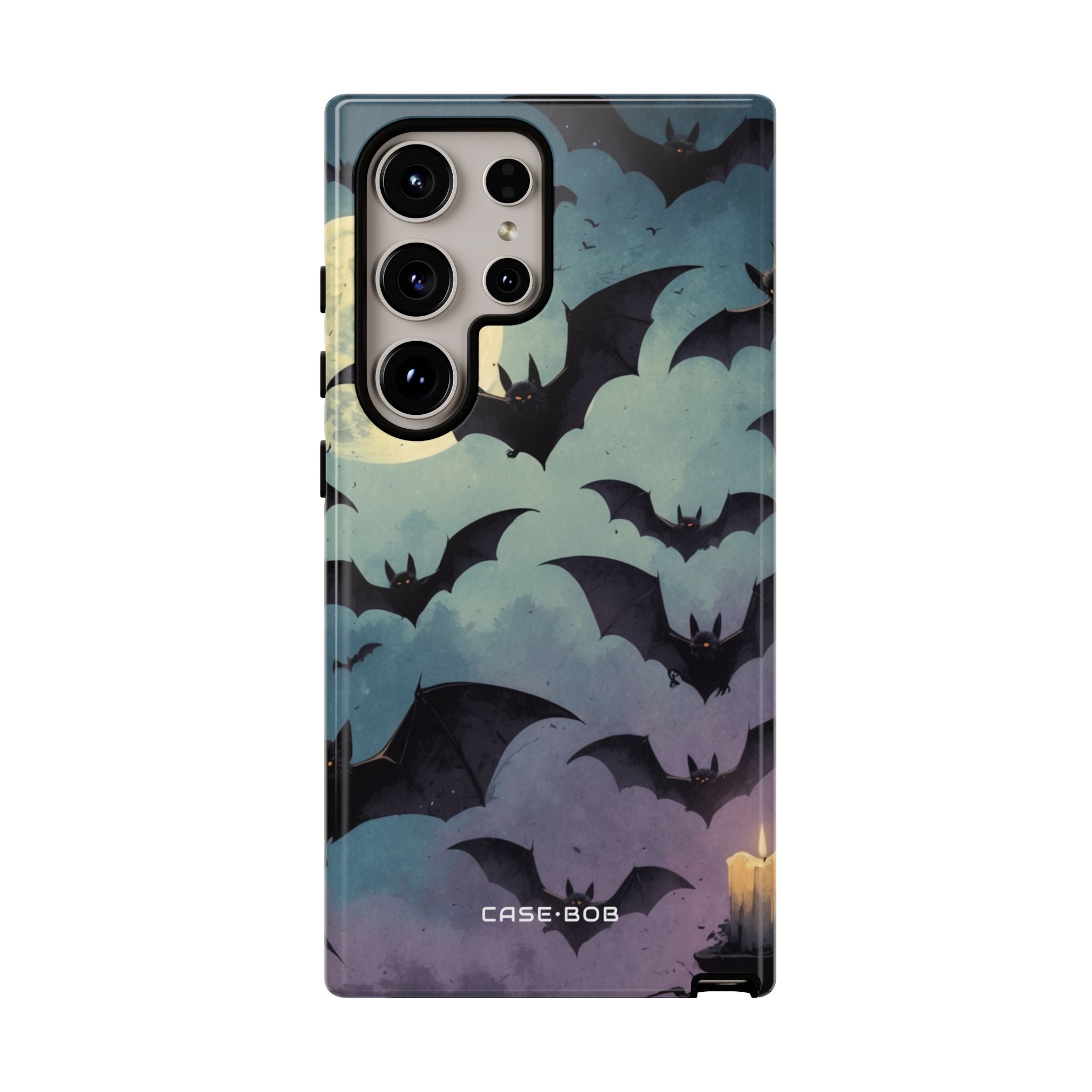 Glowing Bat Swarm Samsung S24 Ultra Case - Tough