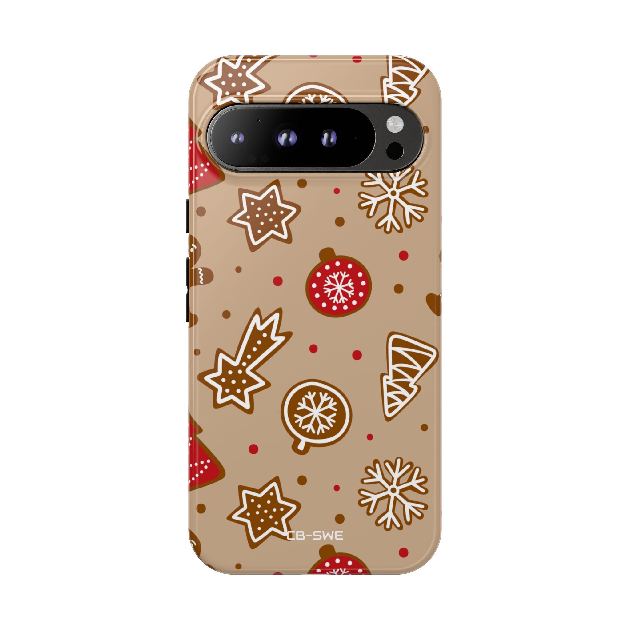 Gingerbread Men Celebrate - Google Pixel Case